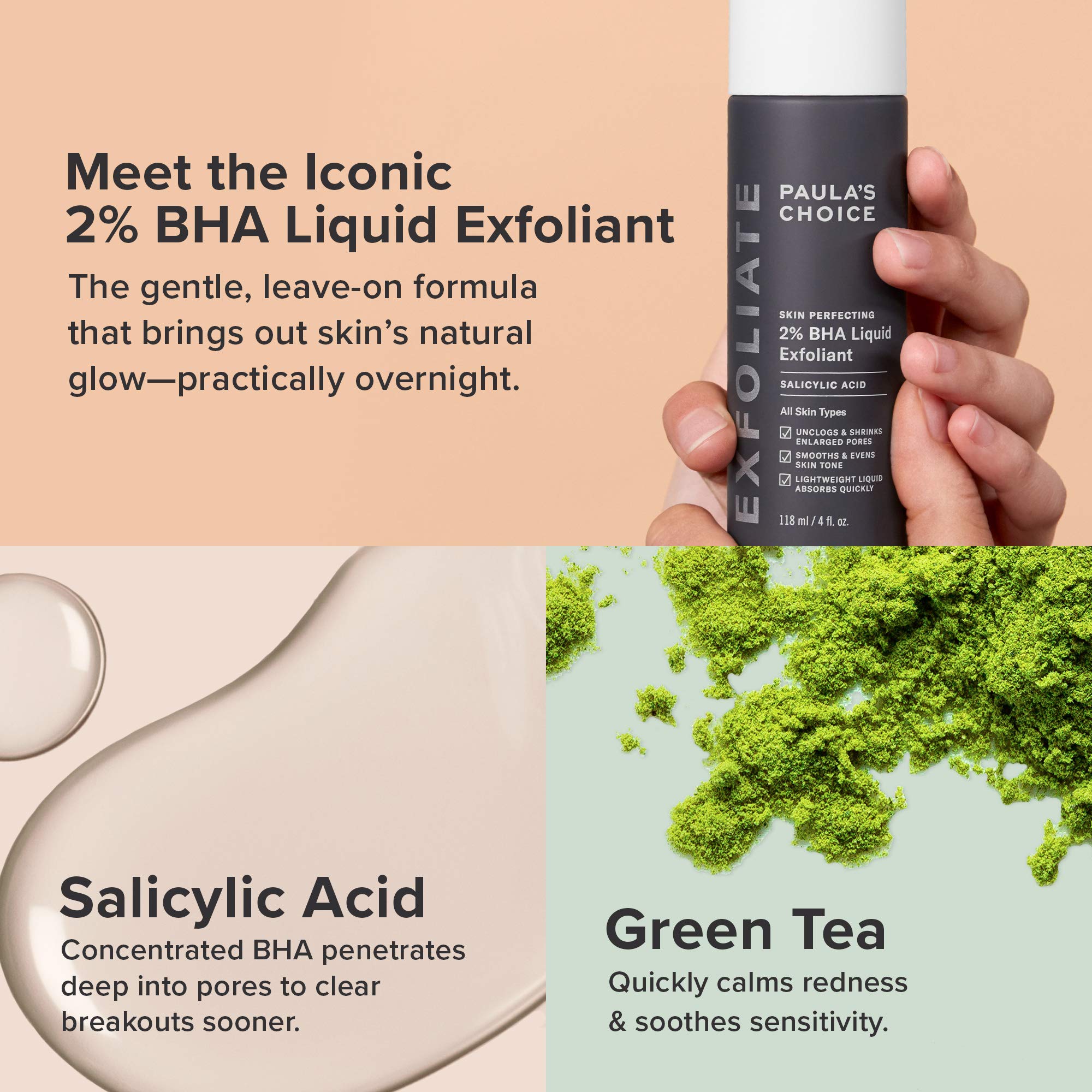 Paula'S Choice Skin Perfecting 8% Aha Gel Exfoliant & 2% Bha Liquid Duo - Facial Exfoliants For Blackheads, Enlarged Pores, Wrin