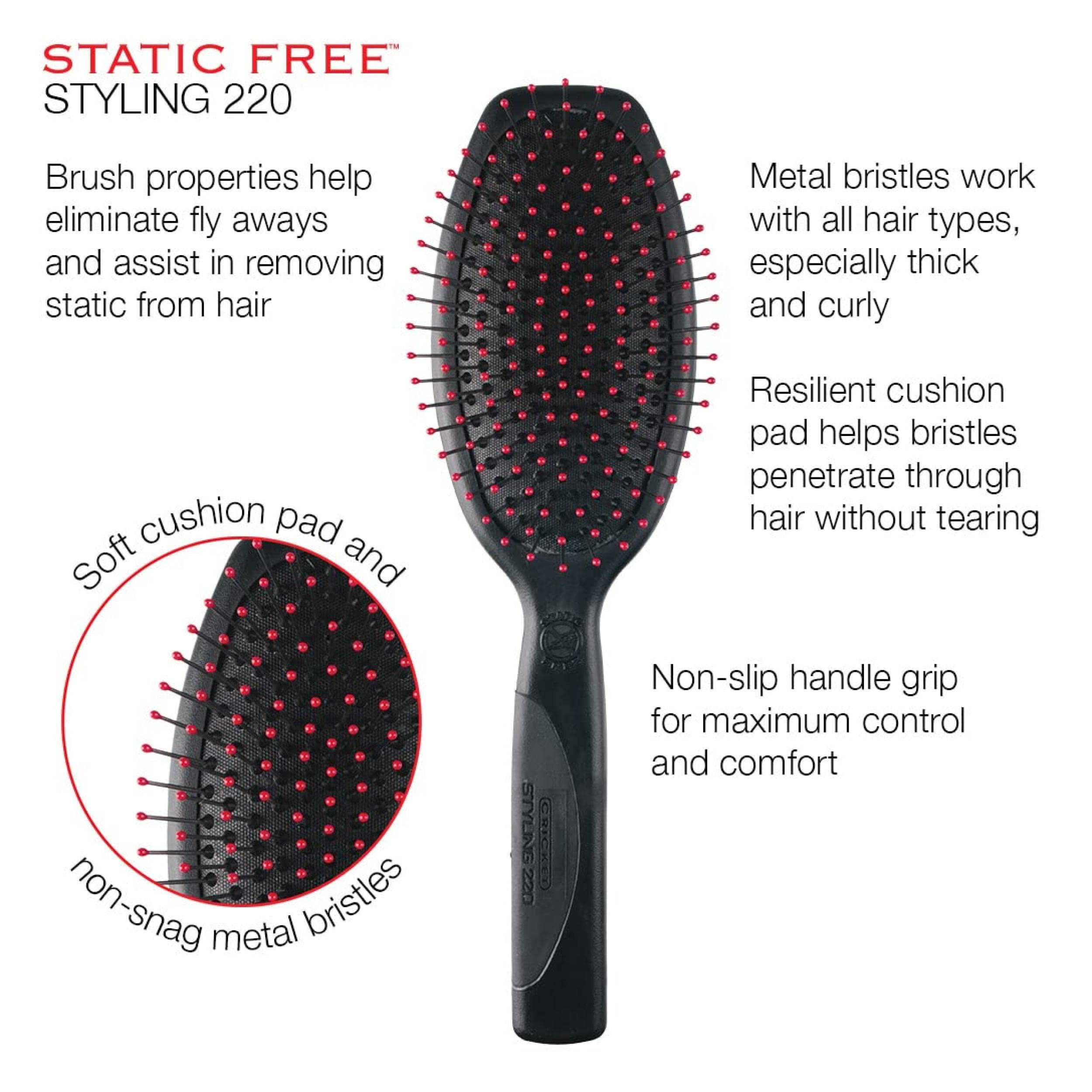 Cricket Static Free Cushion Hair Brush #220