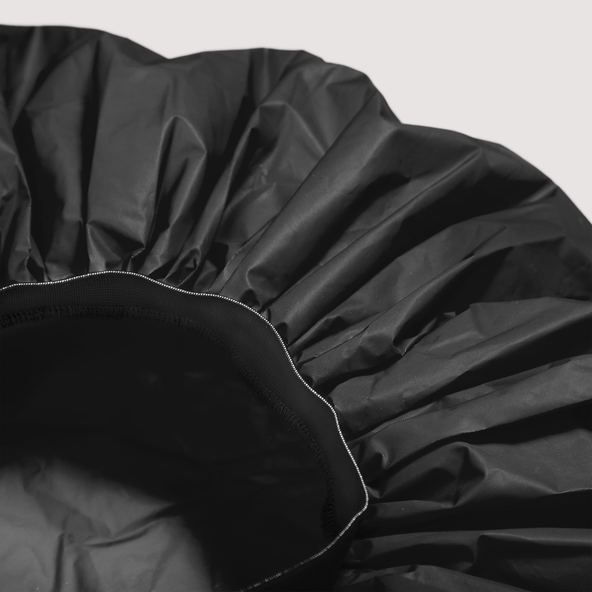 Red By Kiss Essential Super Large Waterproof Shower Cap, Reusable Caps With Elastic Band (Super Jumbo)