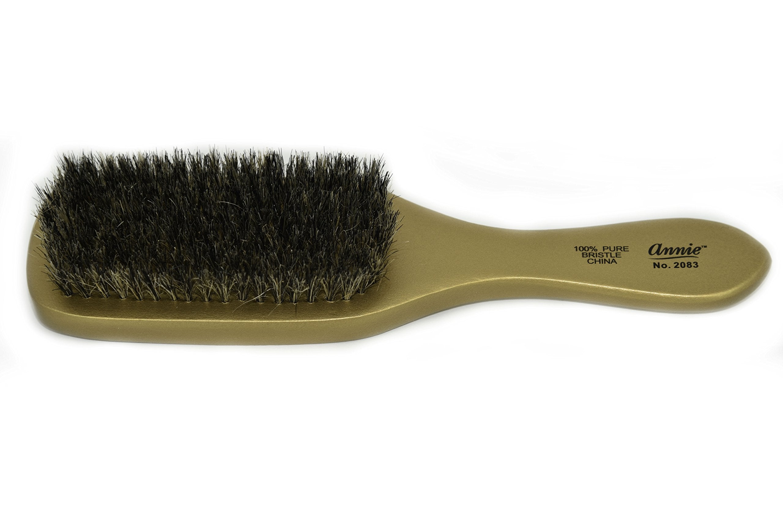soft wave 100% pure BOAR BRISTLE WAVE HAIR BRUSH durag gold, , soft bristles