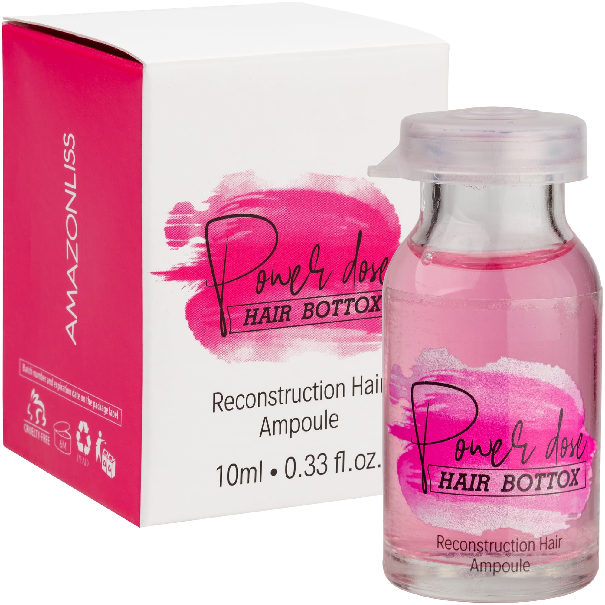Nutree Professional Power Dose Hair Ampoule  Deep Repair & Strengthening Treatment for Dry & Damaged Hair  Intensive Hydration