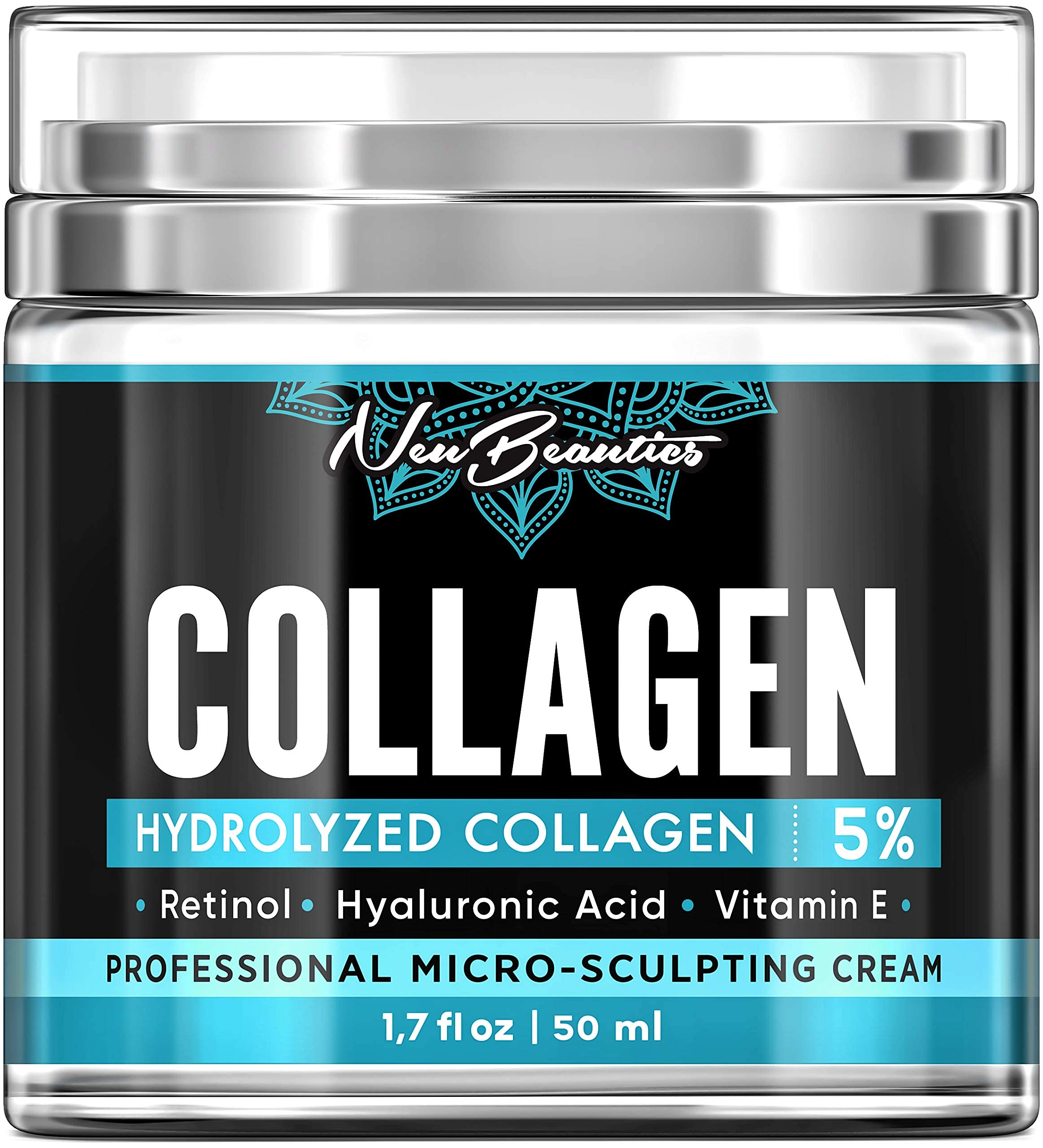 Neubeautics Collagen Cream For Face - Anti Aging Night Women Made In USA Wrinkle With Retinol Hyaluronic Acid Firming & Hydratin