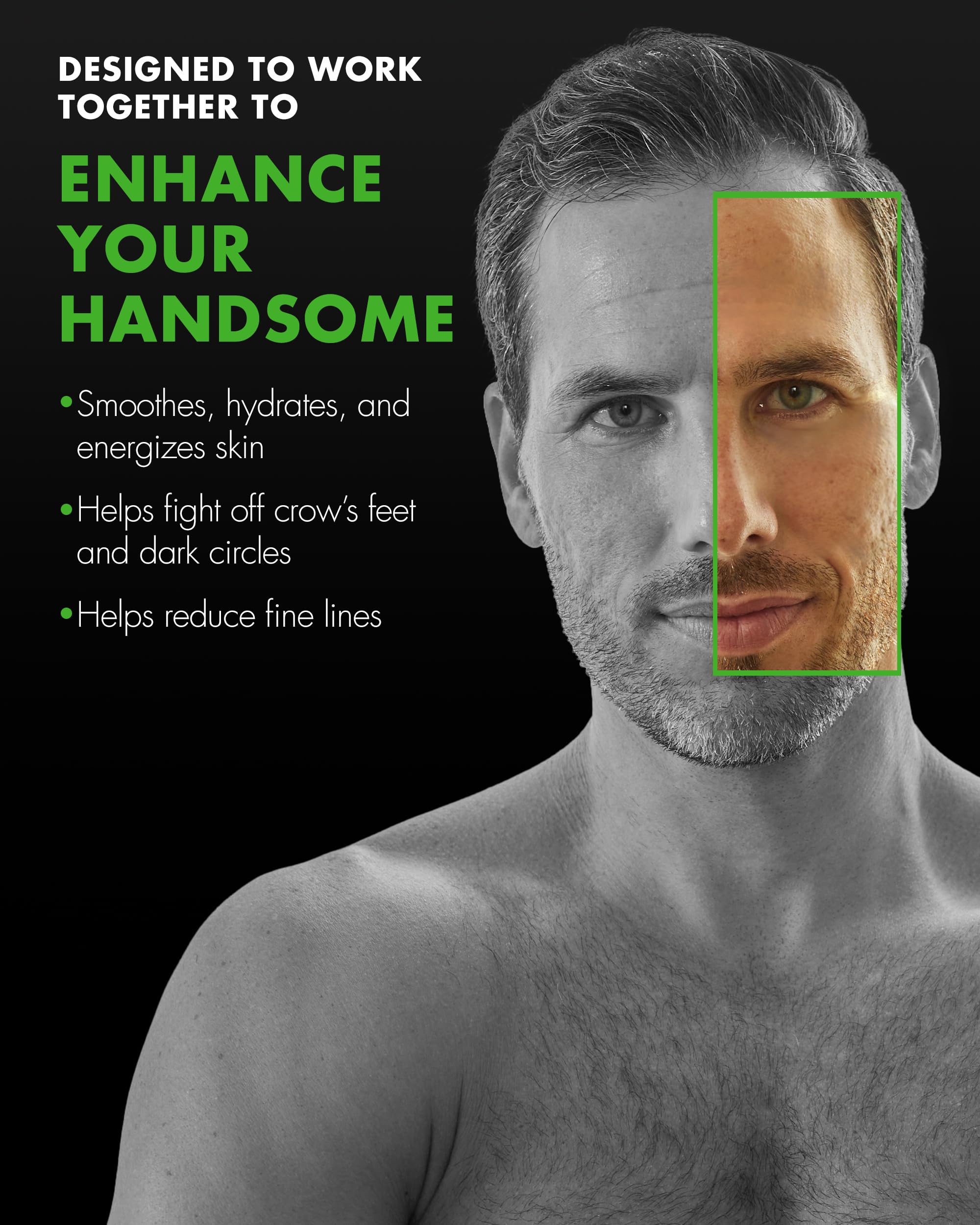 Tiege Hanley Mens Skin Care Set, Anti-Aging Skin Care Routine for Men (System Level 3) - Men's Skincare Set for Fines Lines Incl