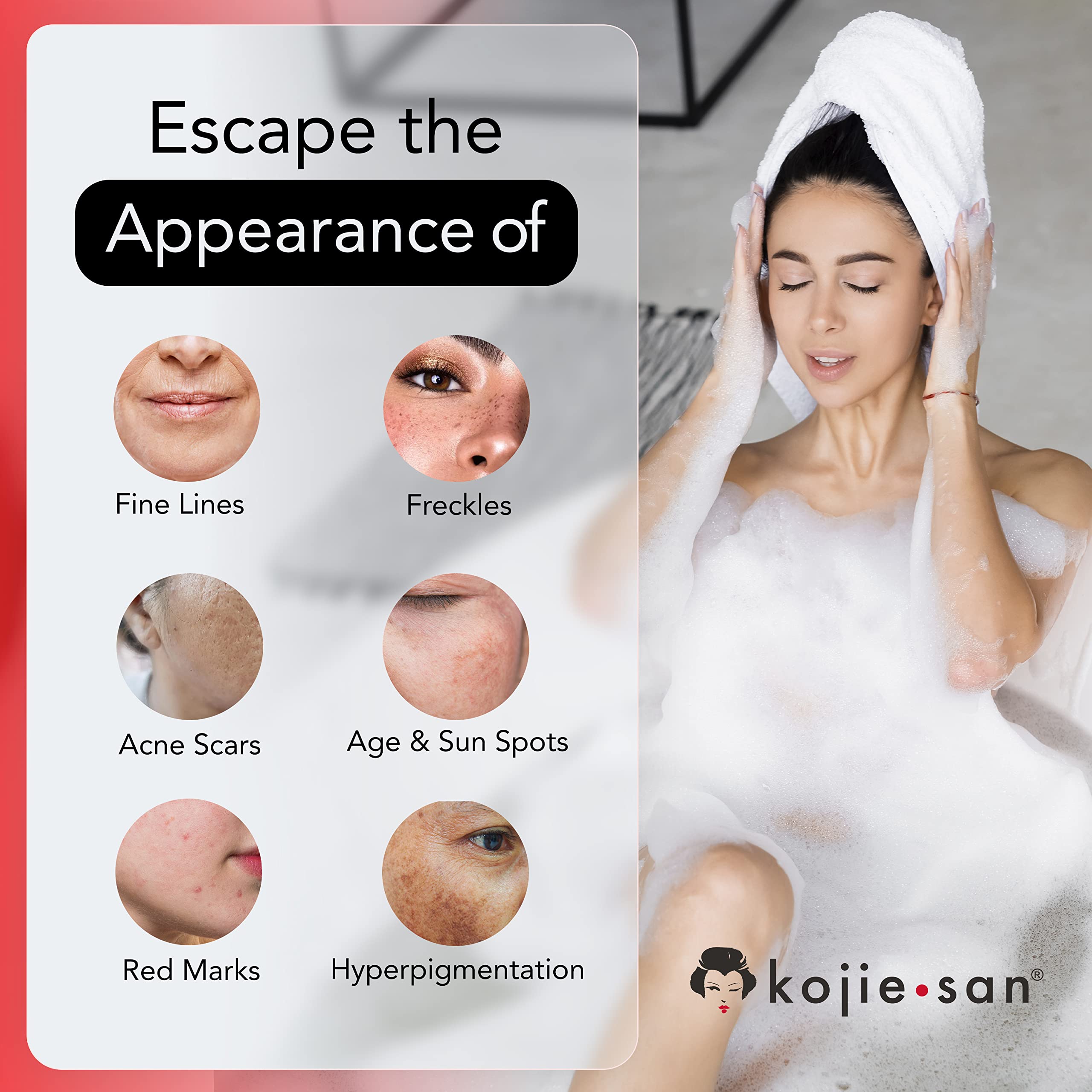 Kojie San Skin Brightening Soap - Original Kojic Acid Soap for Dark Spots, Hyperpigmentation, & Scars - Beauty Bar with Coconut