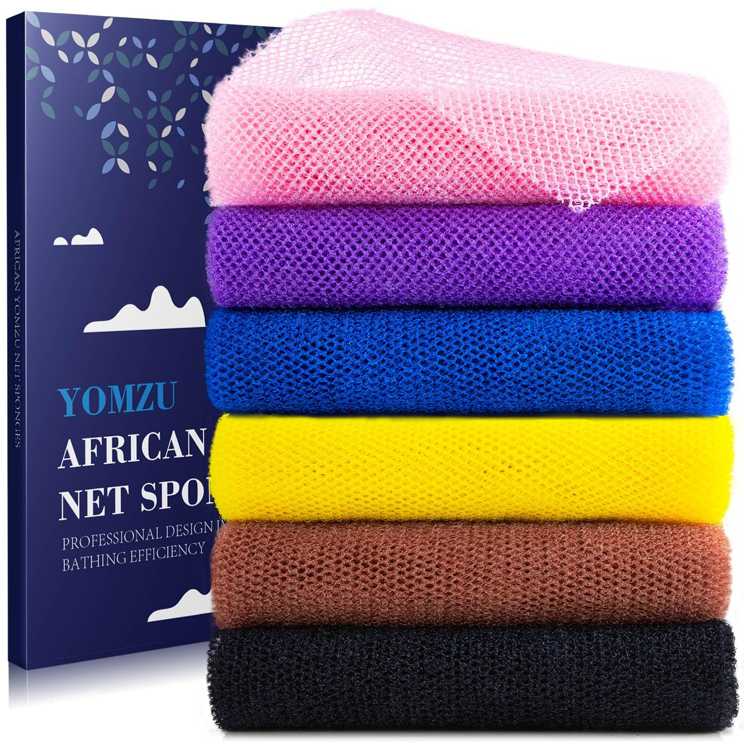 African Net Sponge African Exfoliating Net African Bath Sponge African Scrubbing Long Rag Net African Wash Shower Exfoliating Ne