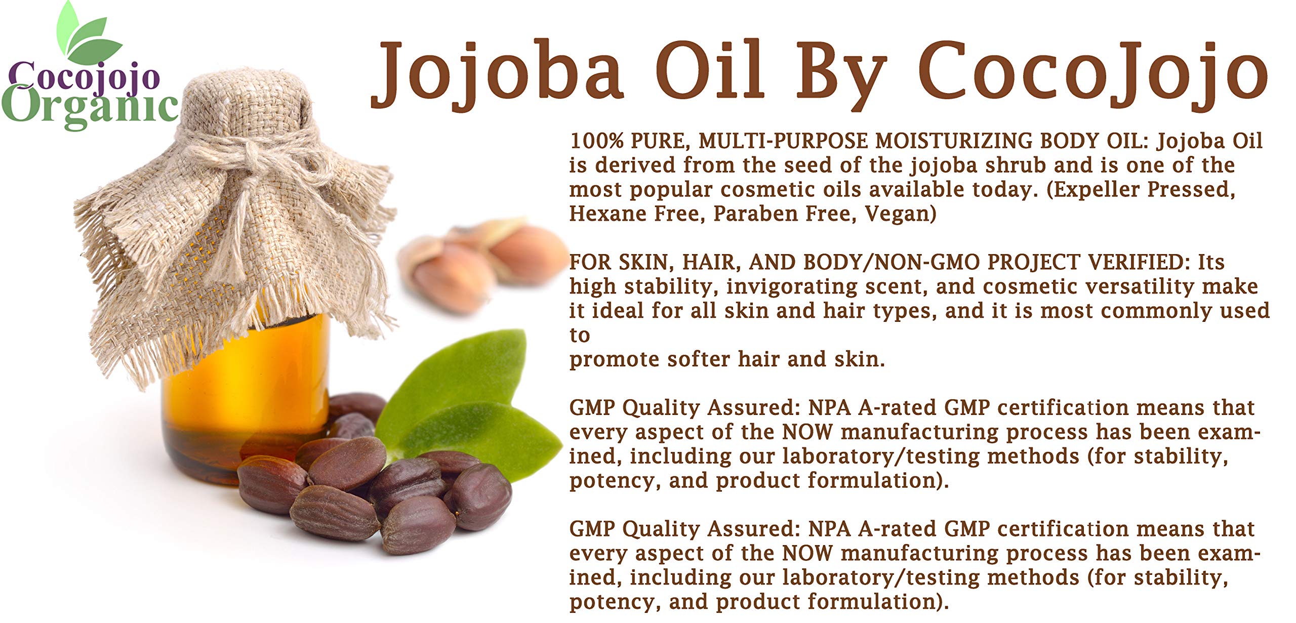 Dr Joe Lab Jojoba Oil Organic, Jojoba Oil For Hair Growth, Jojoba Oil For Skin, Jojoba Oil For Face, 100% Pure Natural, Cold Pre