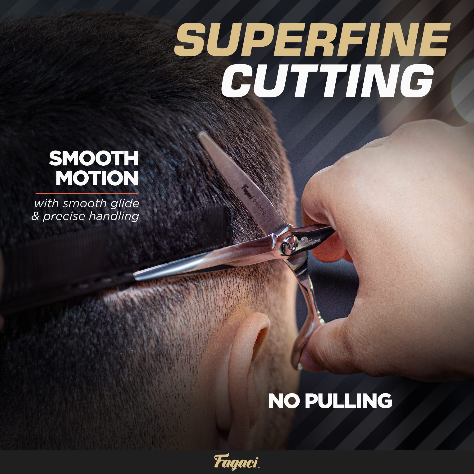 Fagaci Professional Hair Scissors 6    Razor Sharp Blades, Fine Cutting ATS314 Steel Hair Cutting Scissors Professional, Hair Sh