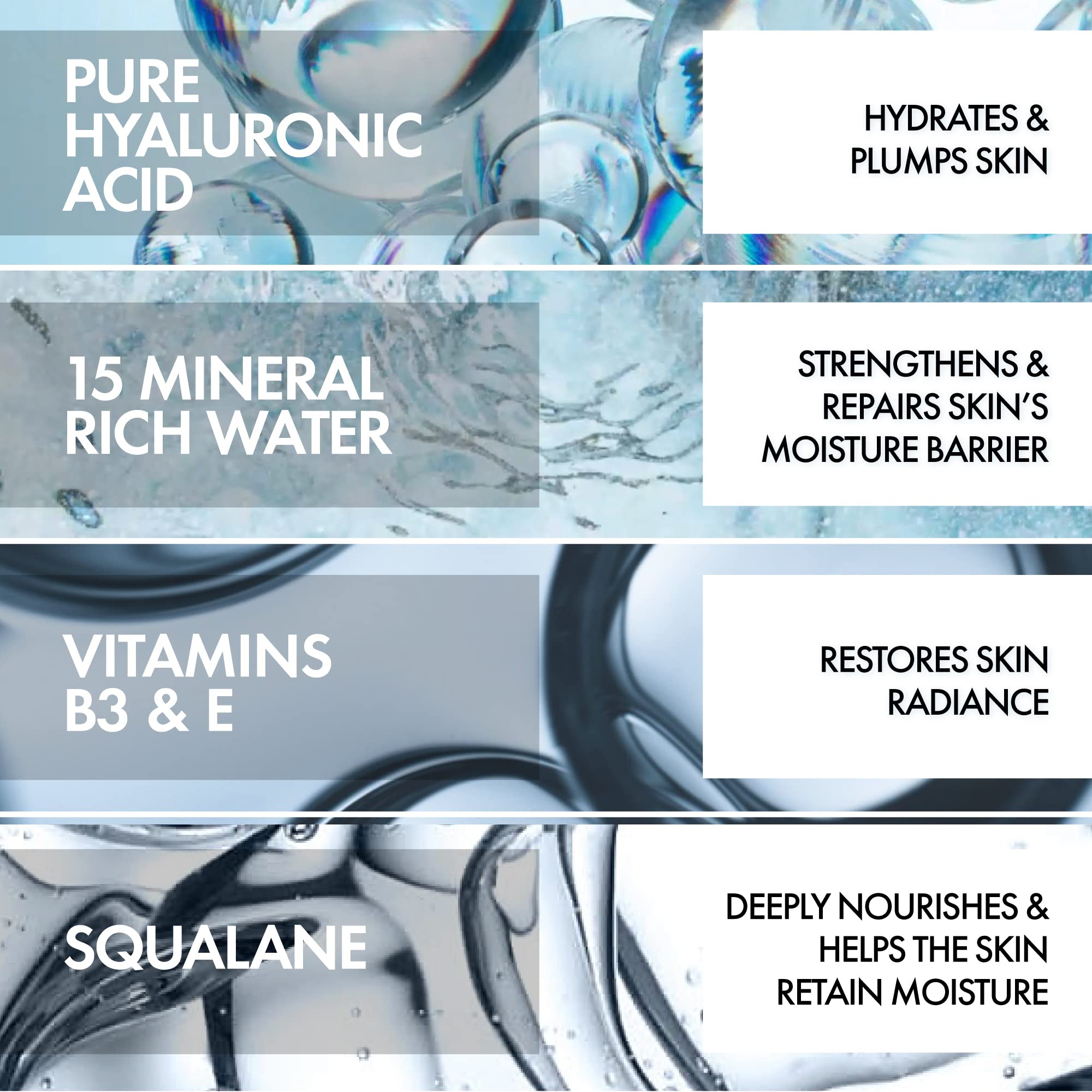 Vichy Mineral 89 Fragrance Free Cream, 72H Moisture Boosting Lightweight Cream | Hydrating Face Moisturizer With Hyaluronic Acid