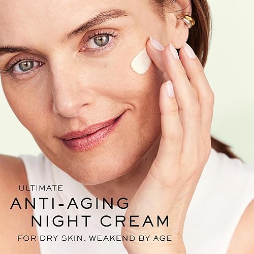 Nuxe Nuxuriance Gold Nutri-Replenishing Night Cream | Face Anti-Aging Moisturizer With Shea Butter & Hyaluronic Acid, 1.7 Oz