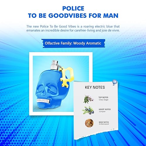 Police To Be Good Vibes By Police Colognes Eau De Toilette Spray 4.2 Oz(D0102Ha7Rty.)