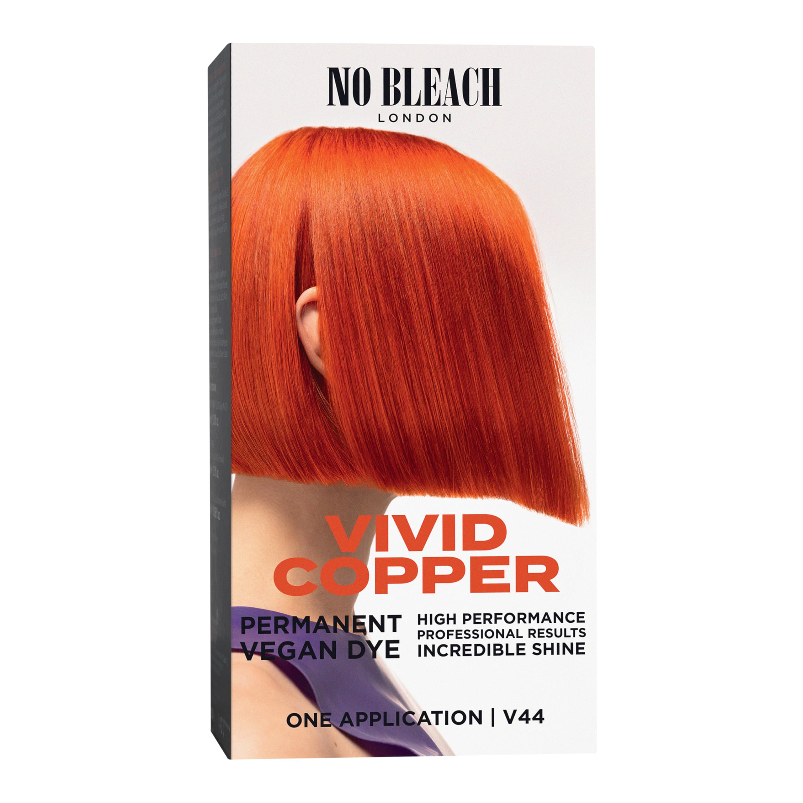 No Bleach London Permanent Hair Dye, Long-Lasting and Multi-dimensional At-Home Hair Colour, Fortified with Vegan Sea Silk and C