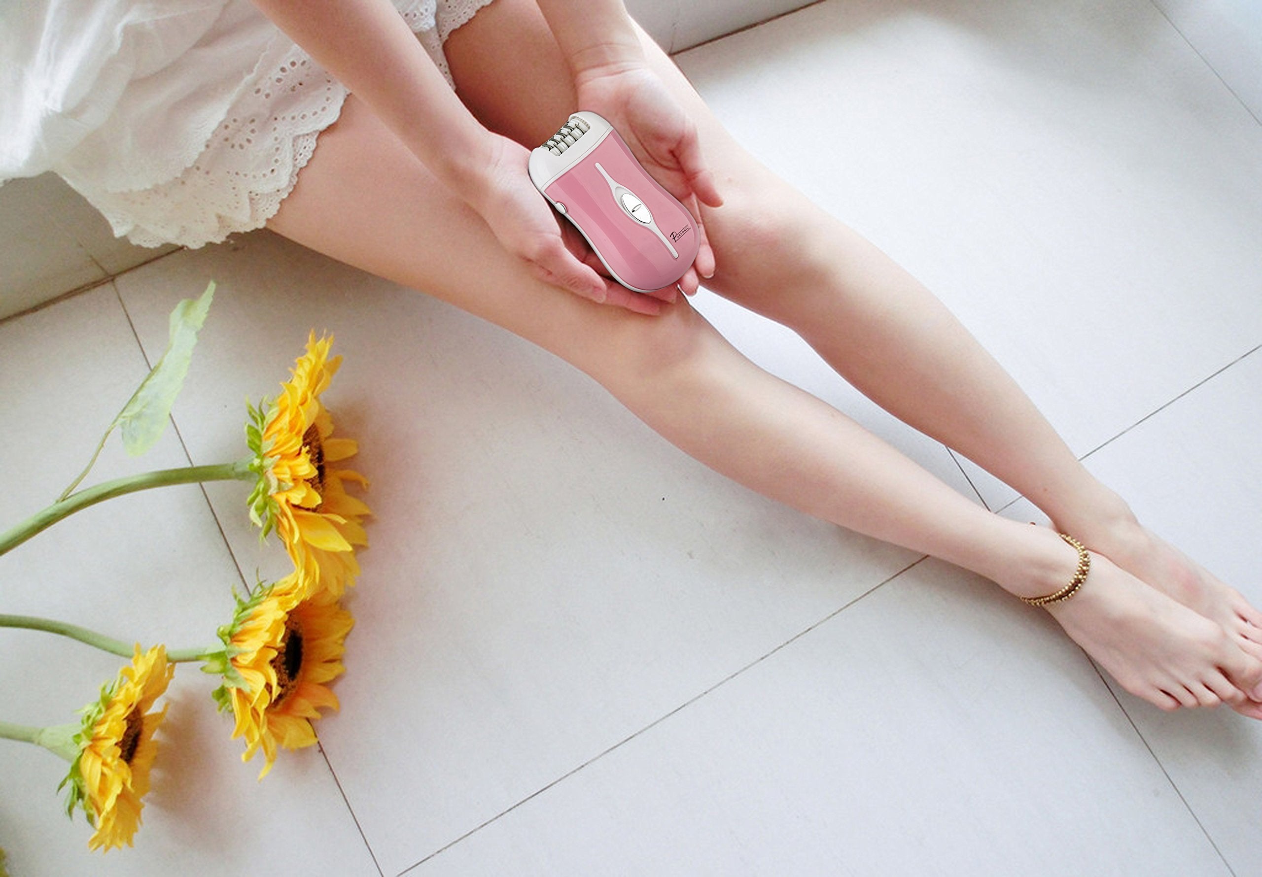Pursonic Fe120P Two Speed Rechargeable Epilator, Pink, 0.8 Pound