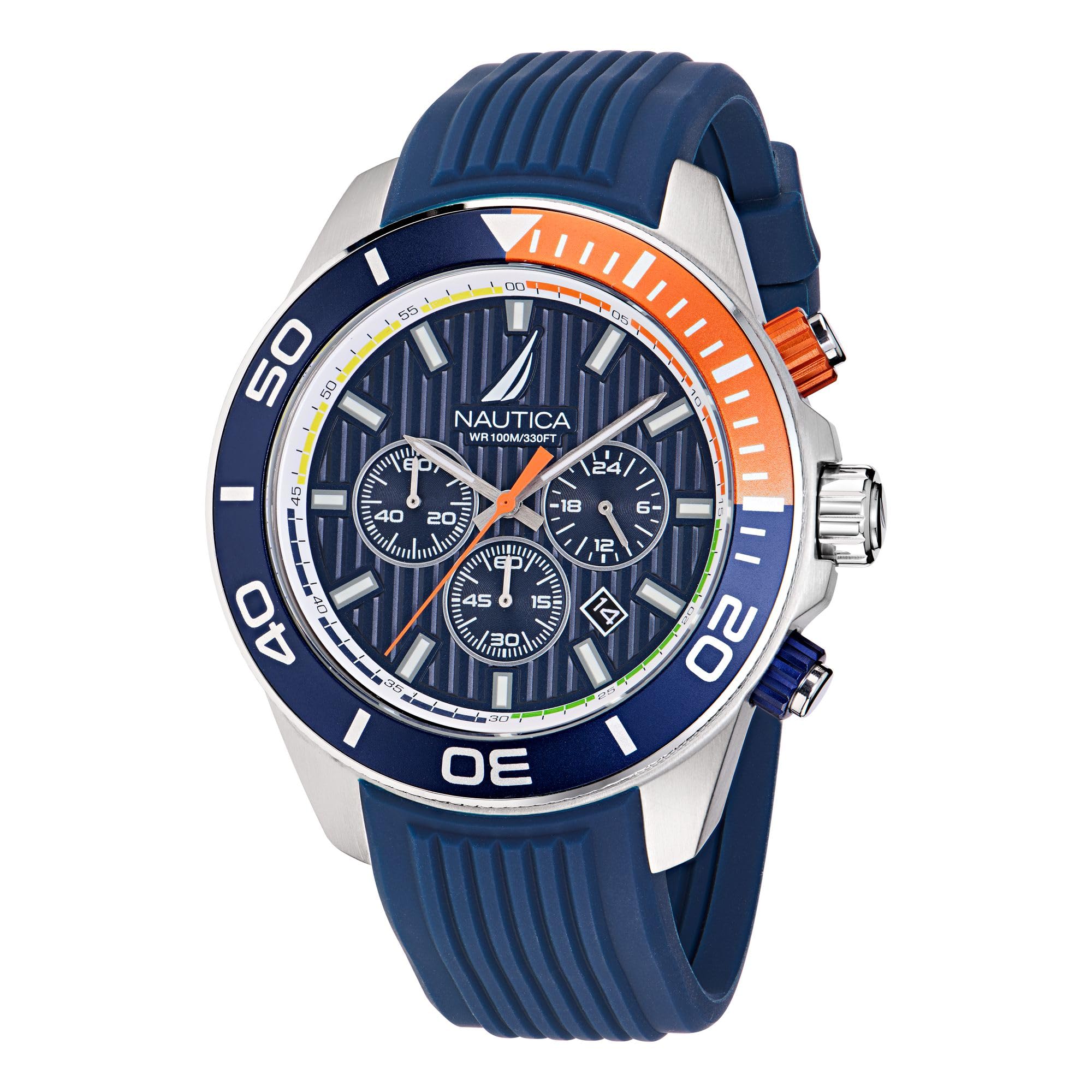 Nautica One Men Blue Round Dial Analog Watch  Napnof302