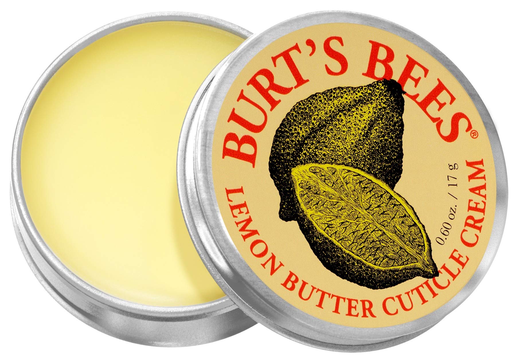 Burt'S Bees 100% Natural Lemon Butter Cuticle Cream - 0.6 Ounce Tin