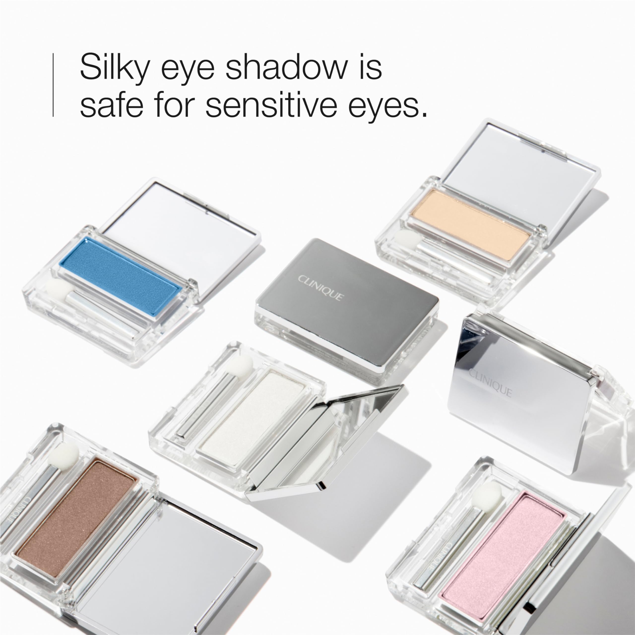 Clinique All About Shadow Single Eye Shadow Makeup | Safe For Sensitive Eyes, Angel Eyes