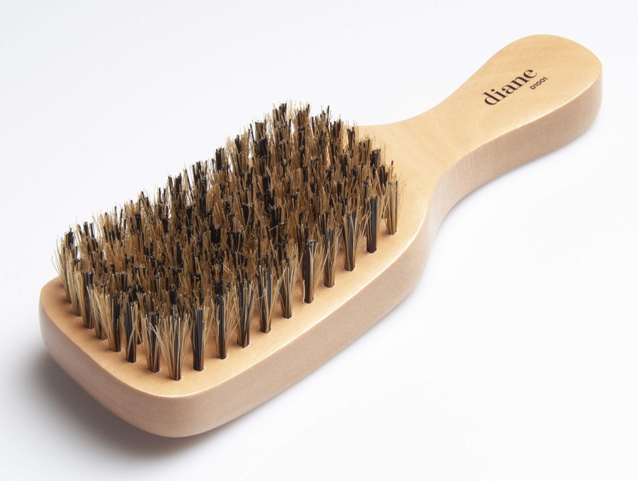 Diane Curved Reinforced Boar Club Extra Firm Bristles D1001