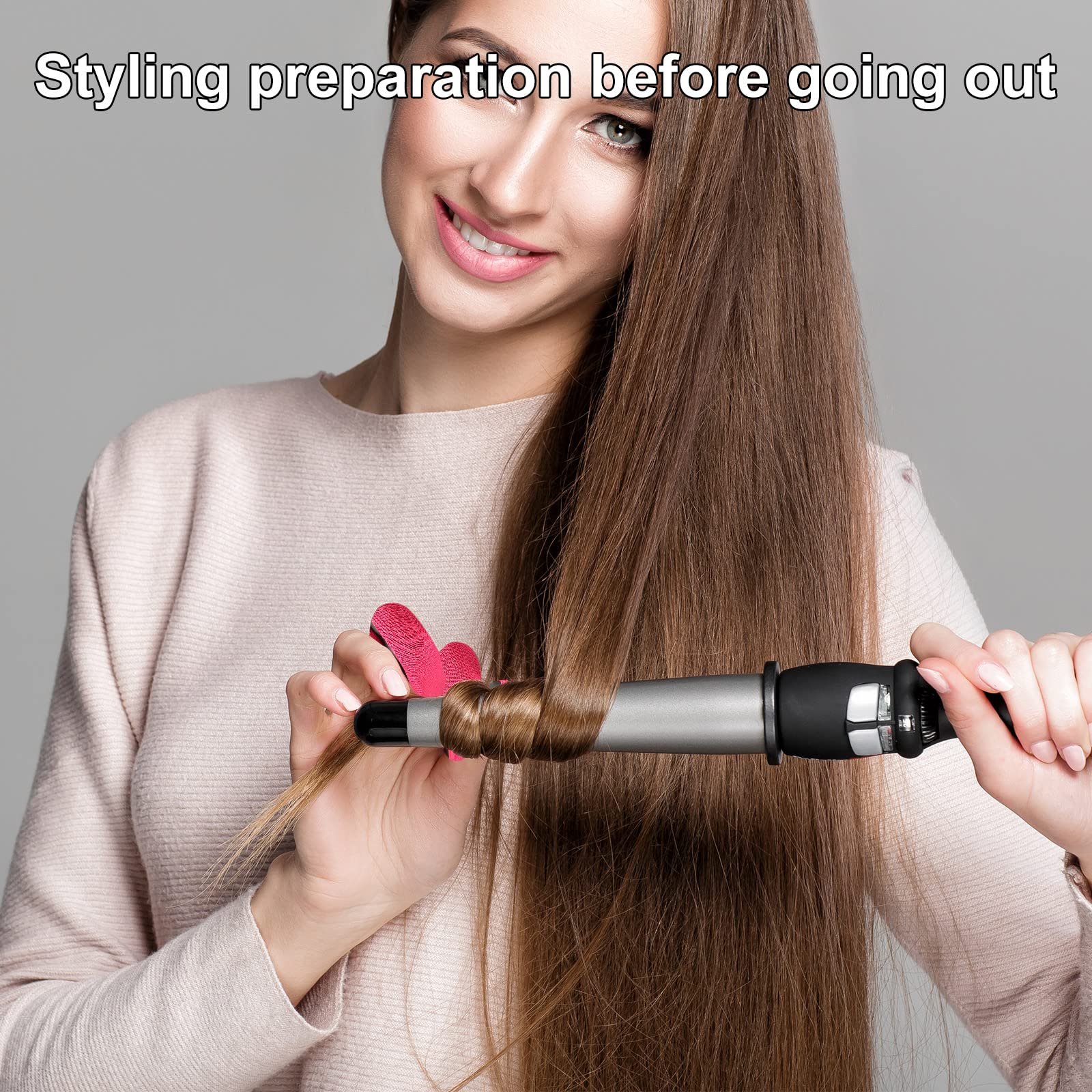 6 Pieces High Heat Resistant Finger Protection Guards Thermal Finger Covers for Curling and Flat Irons, Wands, Blow Dryers Hair