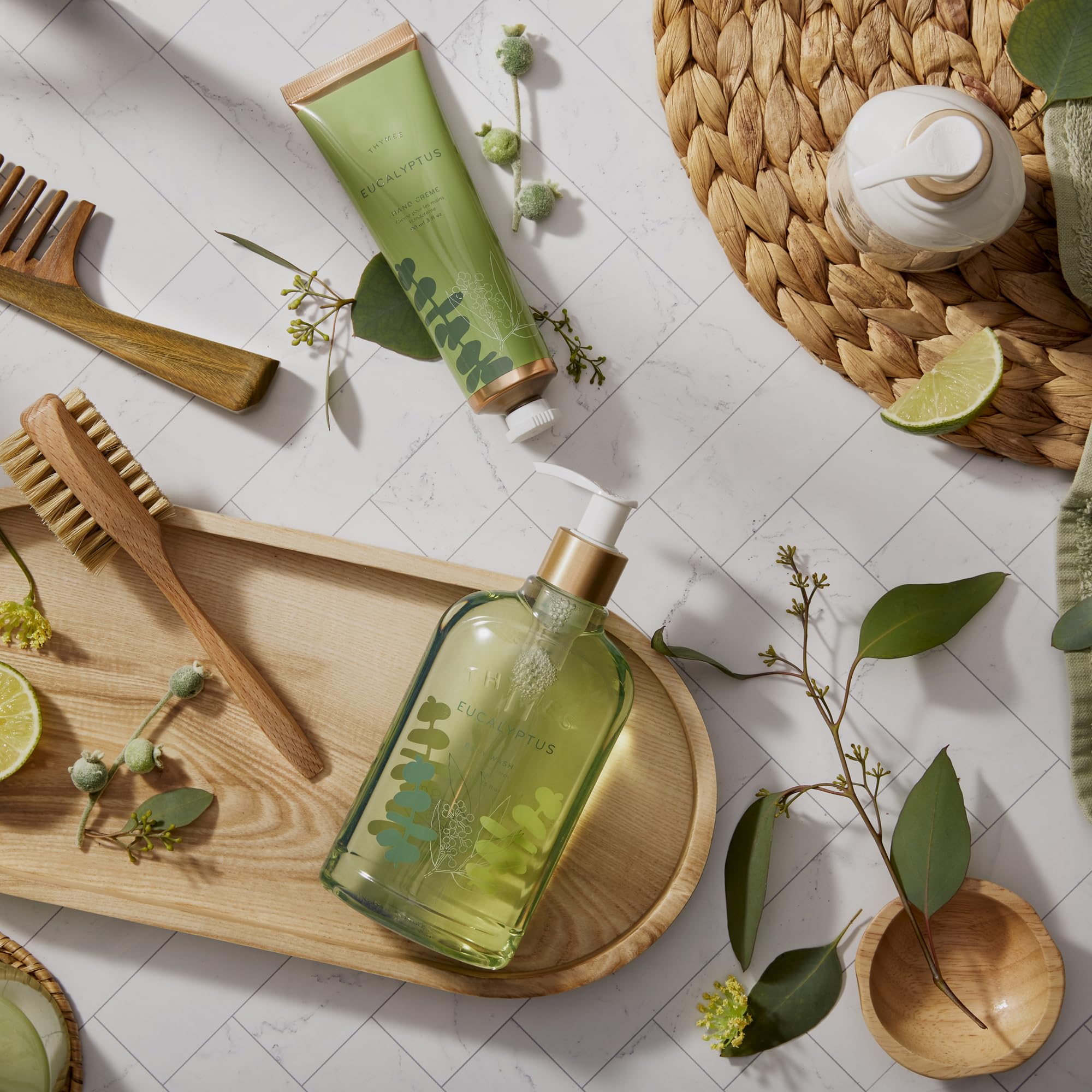 Thymes - Eucalyptus Body Wash - Luxury Shower Gel For Men & Women - 925 Oz