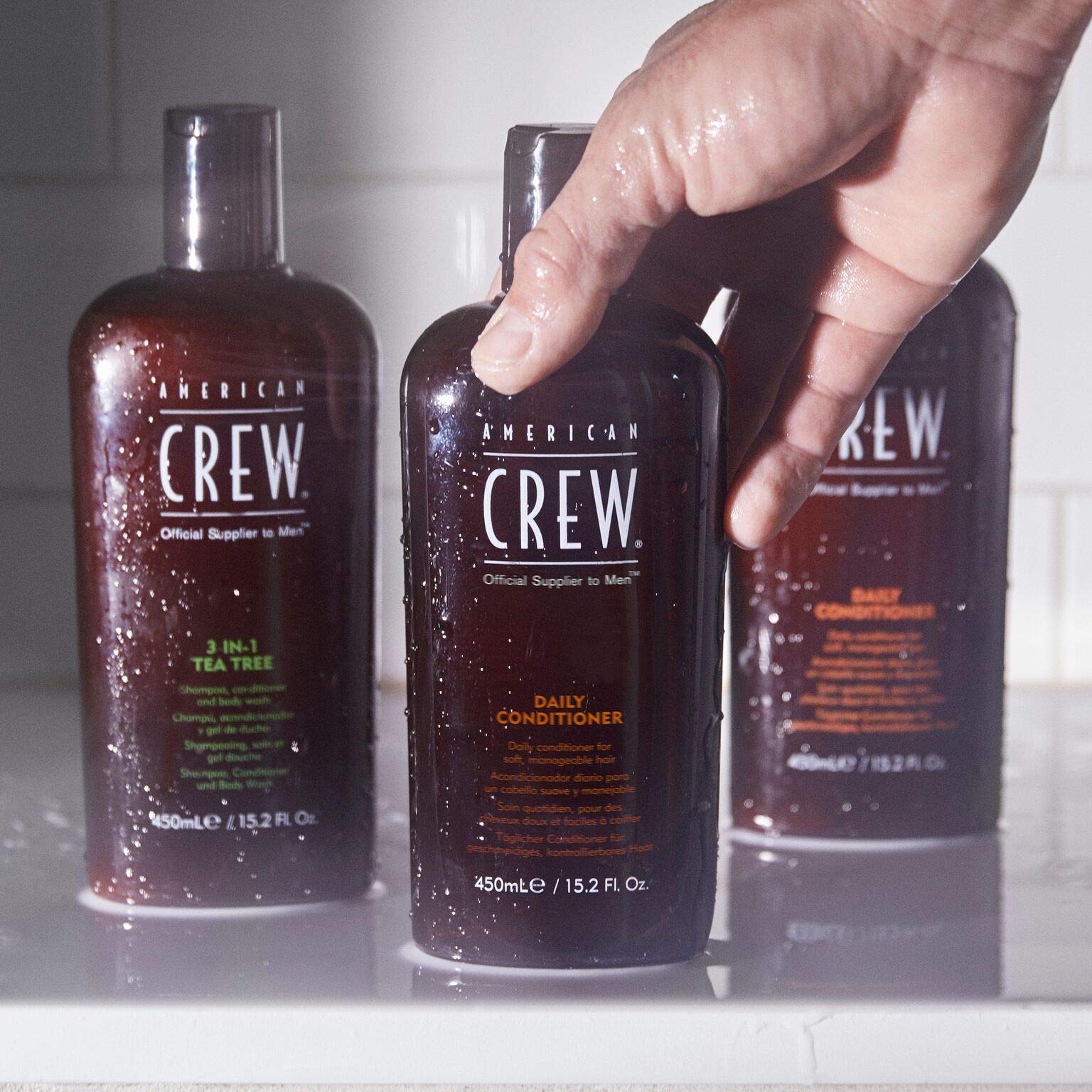 Men's Conditioner by American Crew, Daily Conditioner for Soft, Manageable Hair, 15.2 Oz