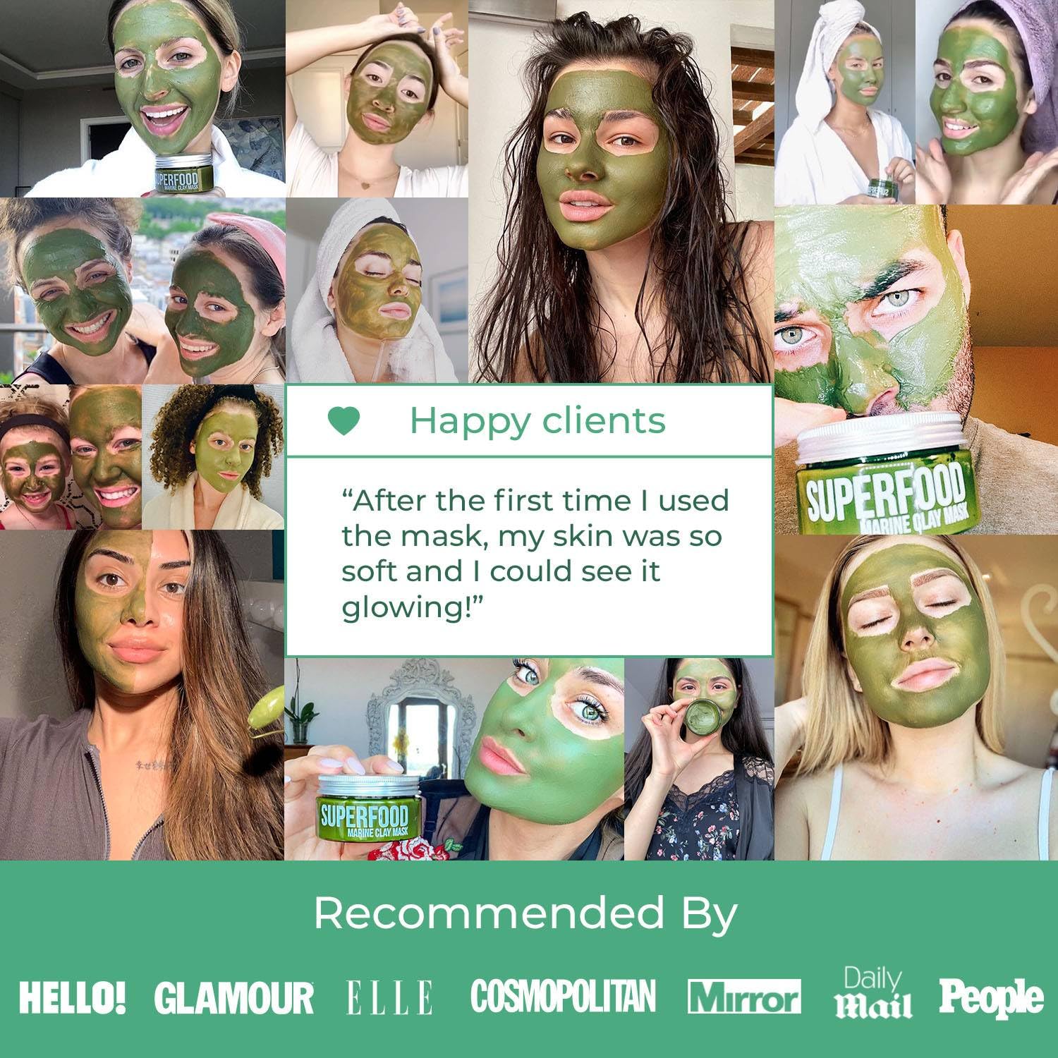 Plantifique Korean Skin Care Detox Face Mask With Avocado & Superfoods - Hydrating Clay Mud Mask Dermatologist Tested For Face A