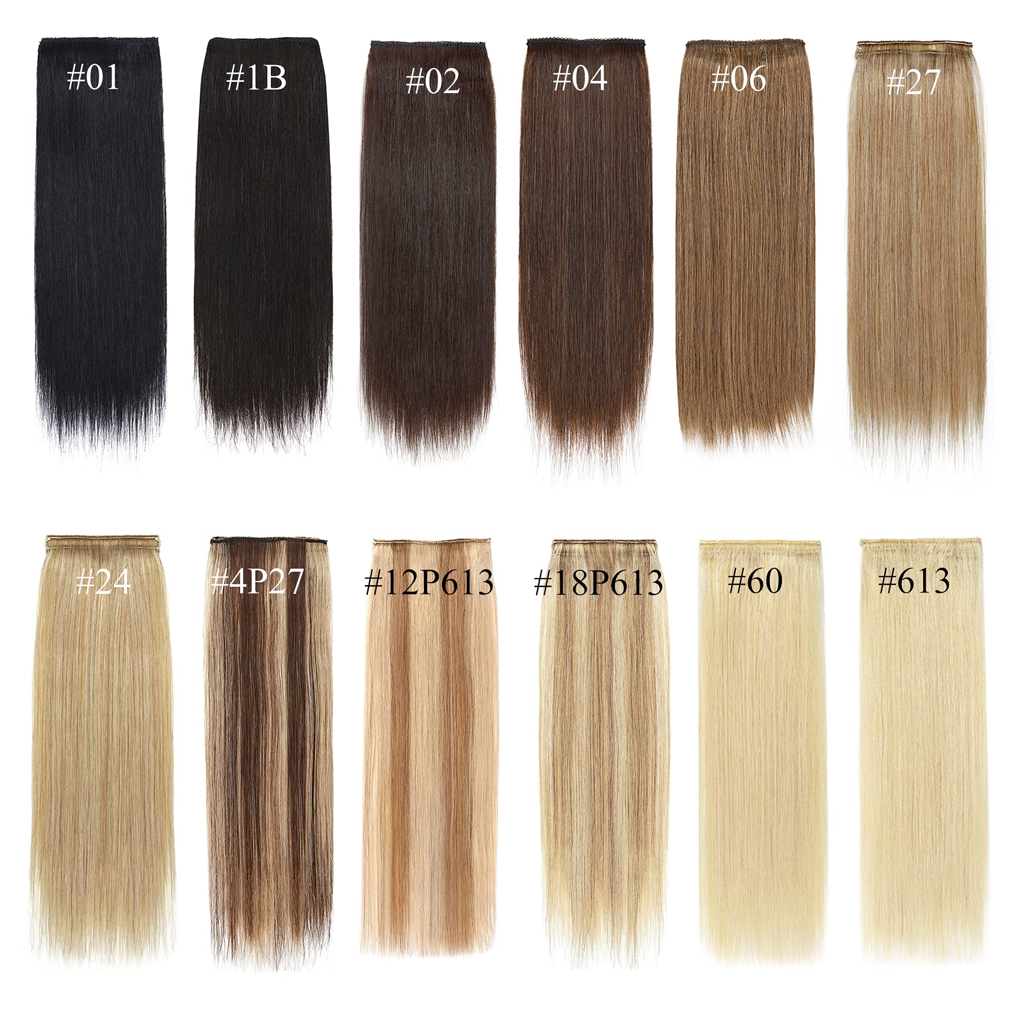 Sego 2 Pcs Short Hair Extensions Clip In Human Hair 8 Inch 24G Hairpiece Human Hair Toppers For Women With Thinning Hair Adding