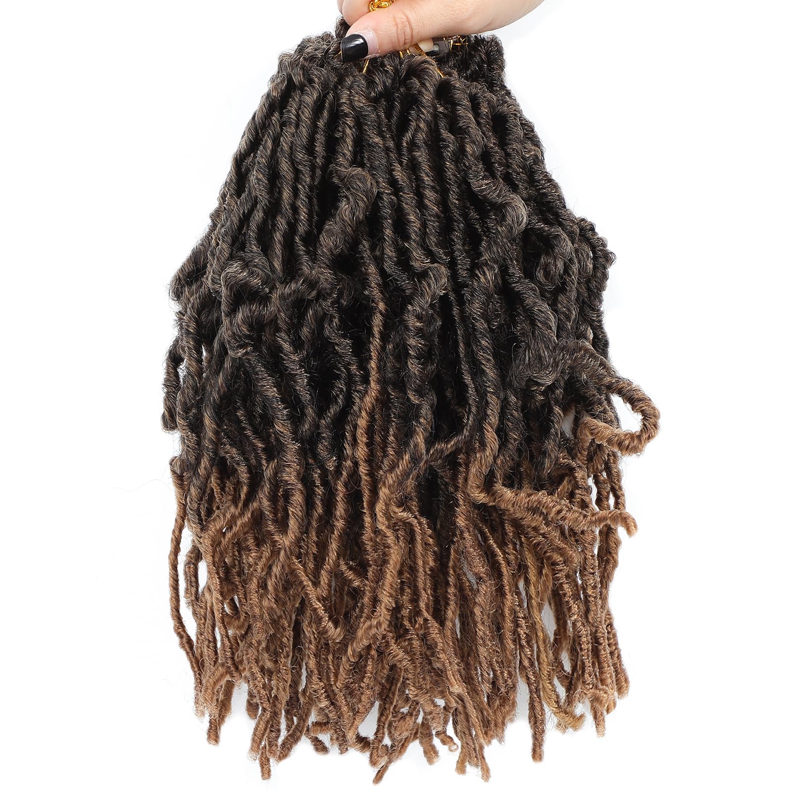 Faux Locs Crochet Hair Soft Locs 12 Inch 7 Packs Crochet Locs Natural Short Locs Crochet Hair For Women Synthetic Pre looped Cro