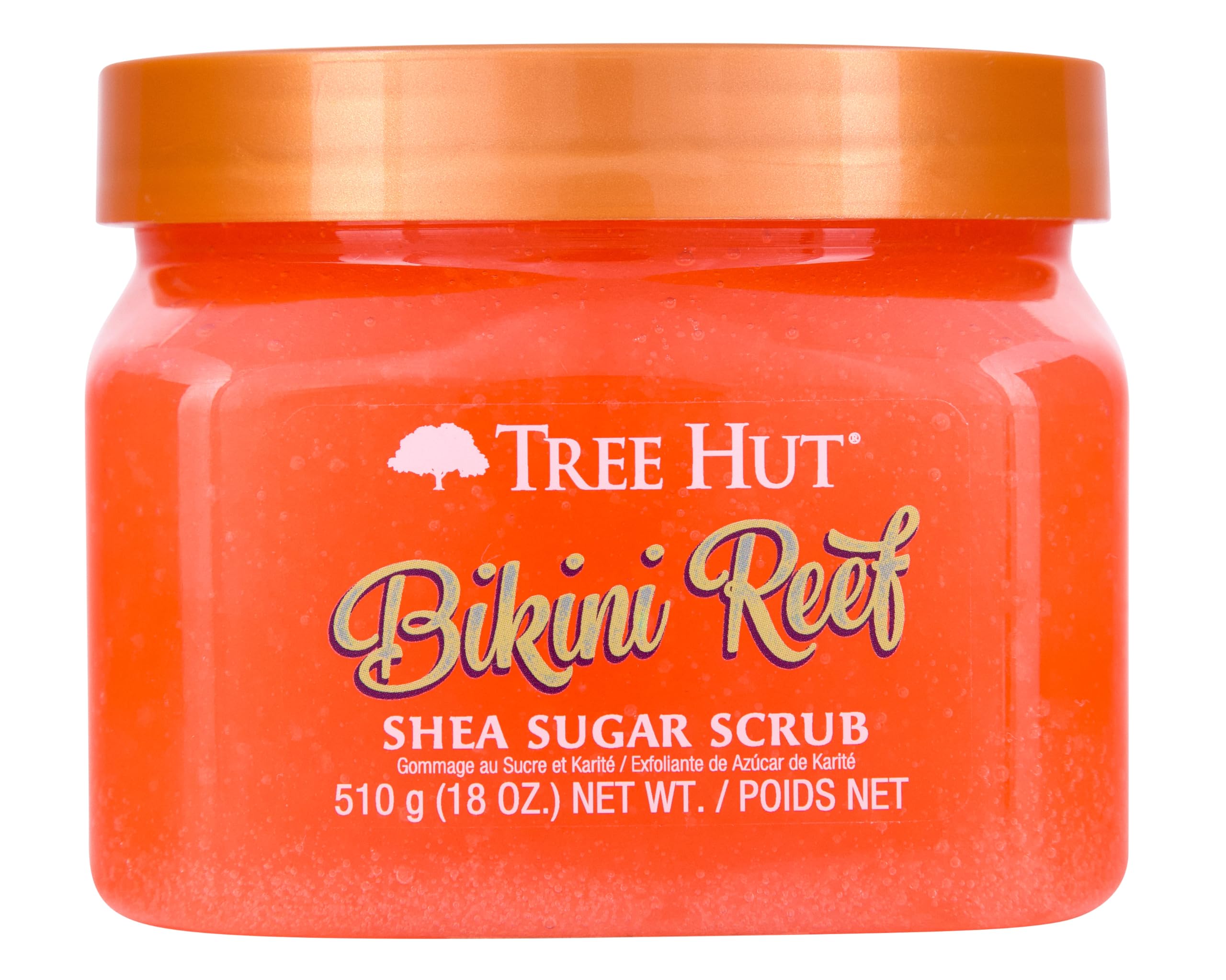 Tree Hut Bikini Reef Shea Sugar Scrub 18 Oz, Ultra Hydrating and Exfoliating Scrub for Nourishing Essential Body Care