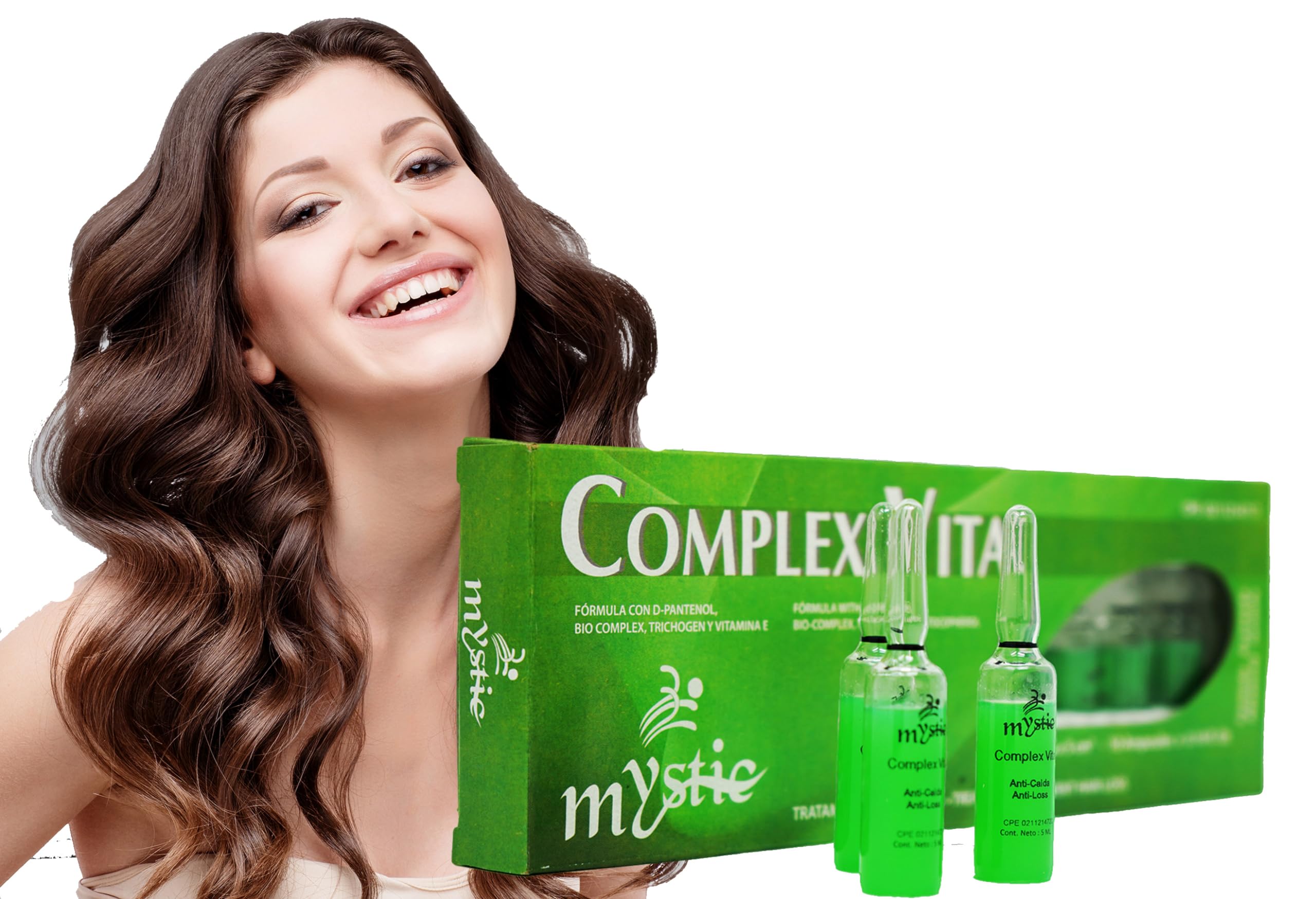 Kleravitex Mystic Complex Vital Ampoules For Hair Loss and Thinning - Regrowth Treatment With Biotin Bio-Complex and Tocopherol 