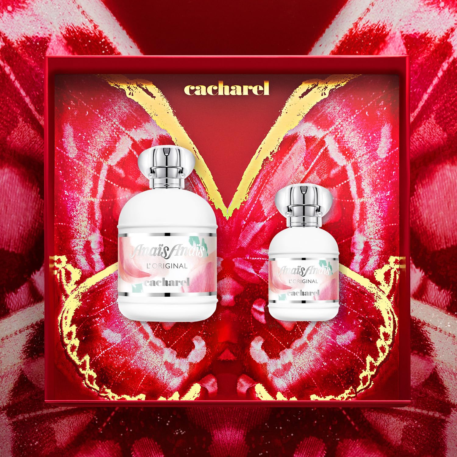 Cacharel Anais Anais EDT - Womens Fragrance Gift Set - Floral Perfume, White Lily, Sandalwood, Musk - Long Lasting - 3-Piece Set
