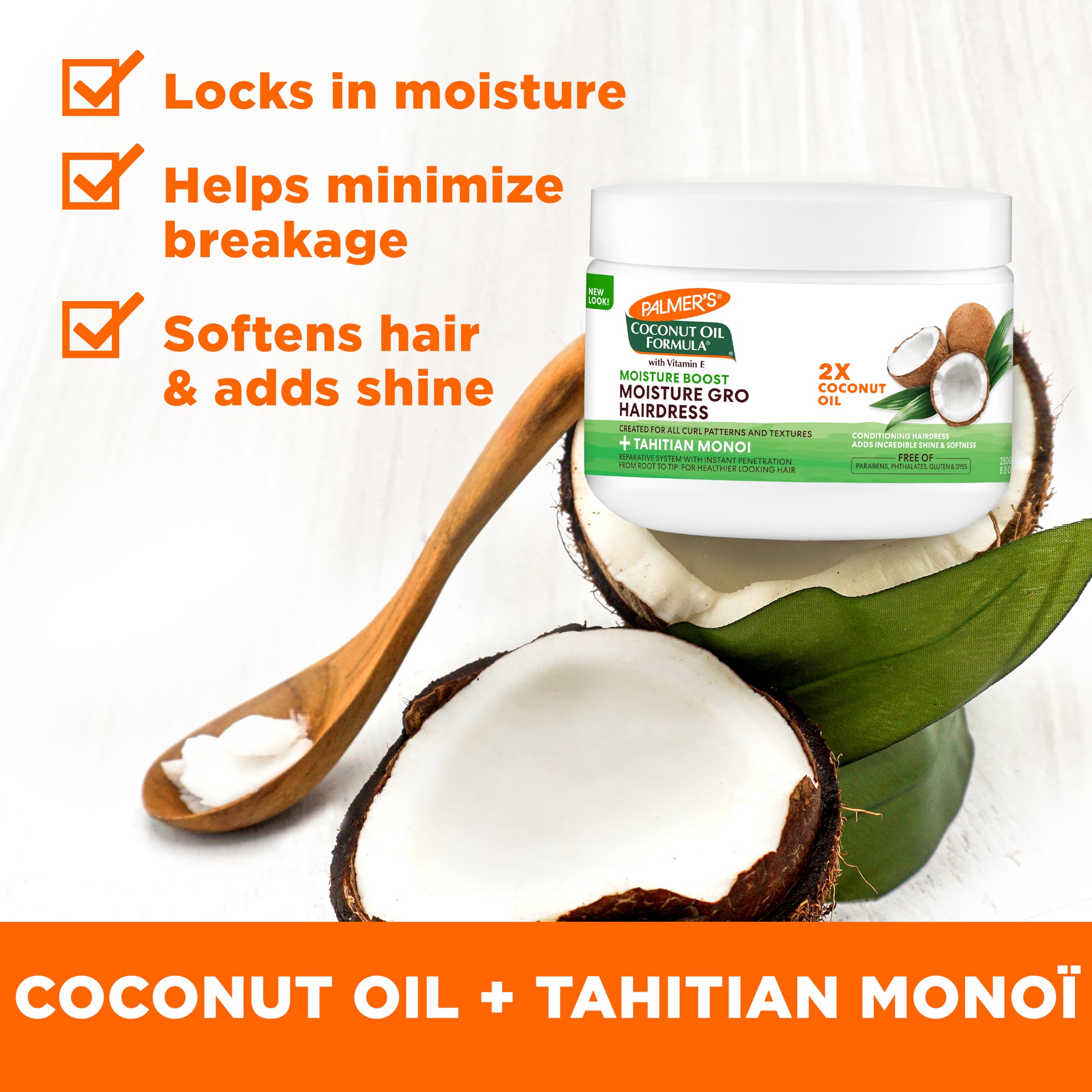 Palmer'S Coconut Oil Formula Moisture Gro Hairdress, 8.8 Ounce