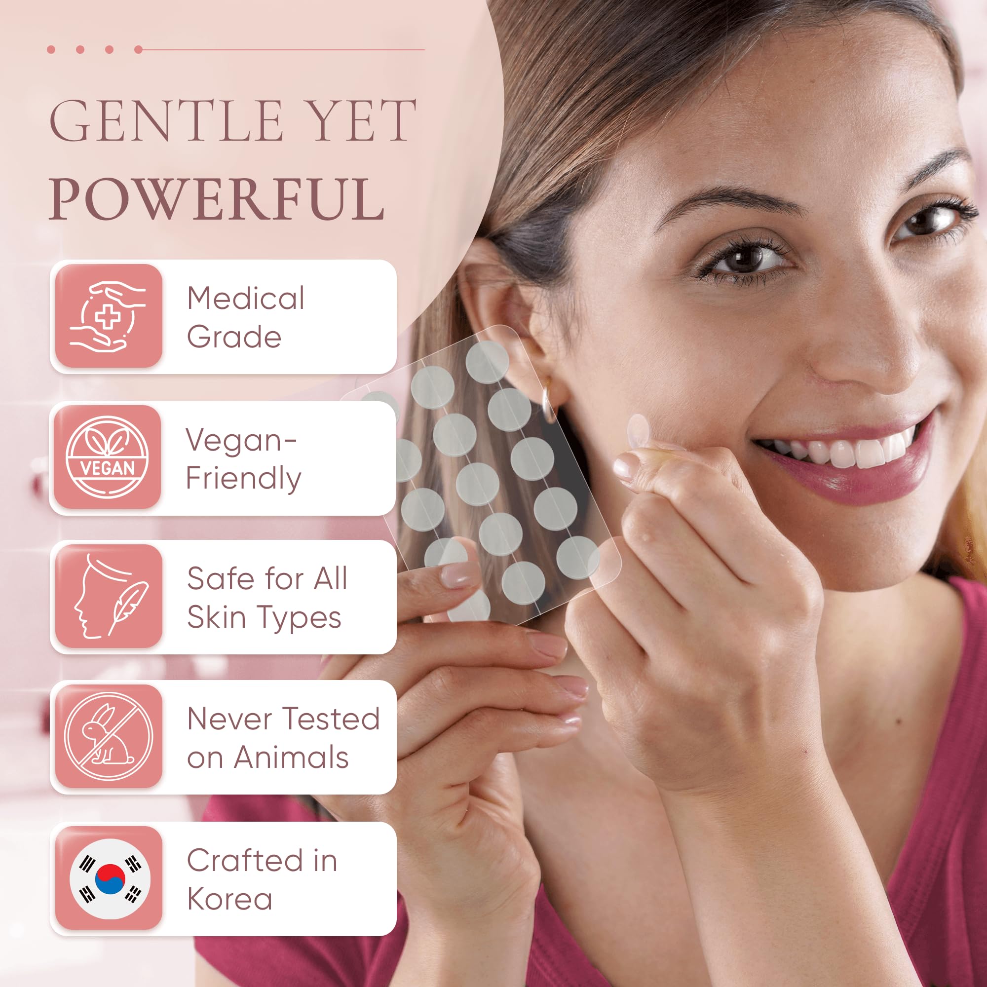 Prime Patch - Hydrocolloid Pimple Patches for Face, Clear Zit Stickers & Acne Dots, Strong Adhesion, Ultimate Blemish & Acne Pat