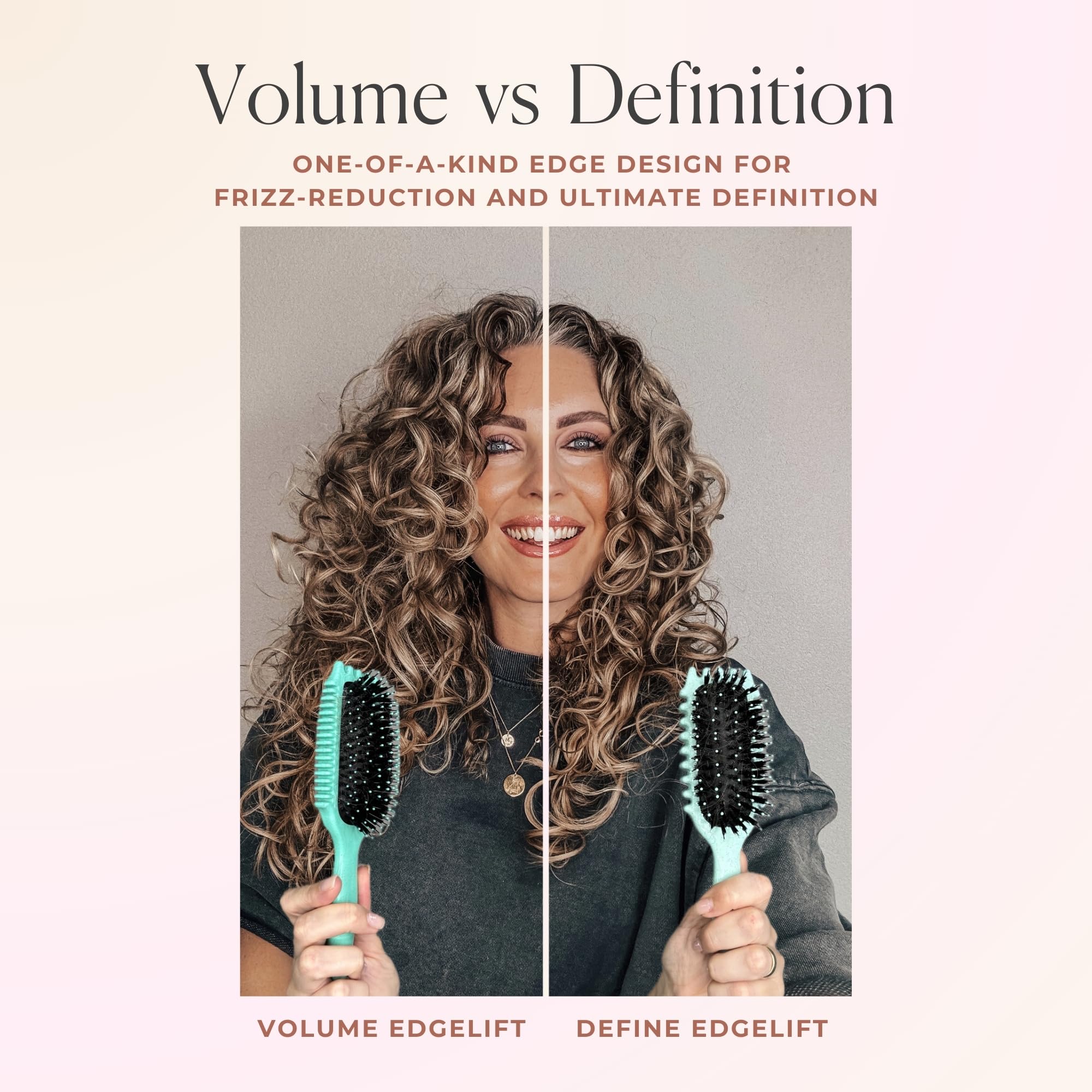 Bounce Curl Original Define EdgeLift Brush (Teal)