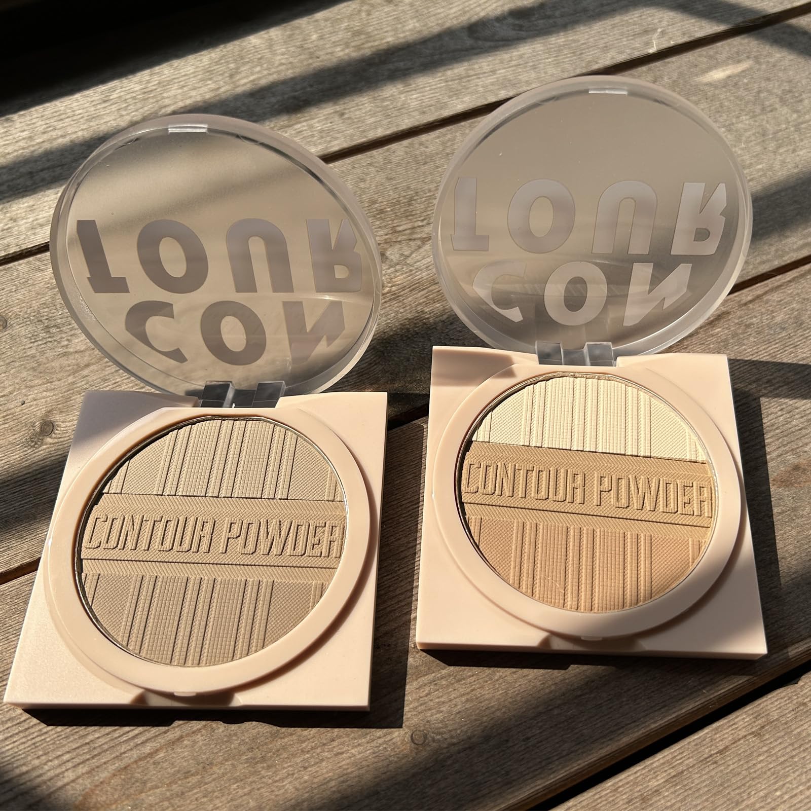 Lilyloria Contour Powder Makeup Palette Matte Face Sculpting Shading Silky Smooth Tone Tuning Flawless Bronzer, 02 Grey Brown