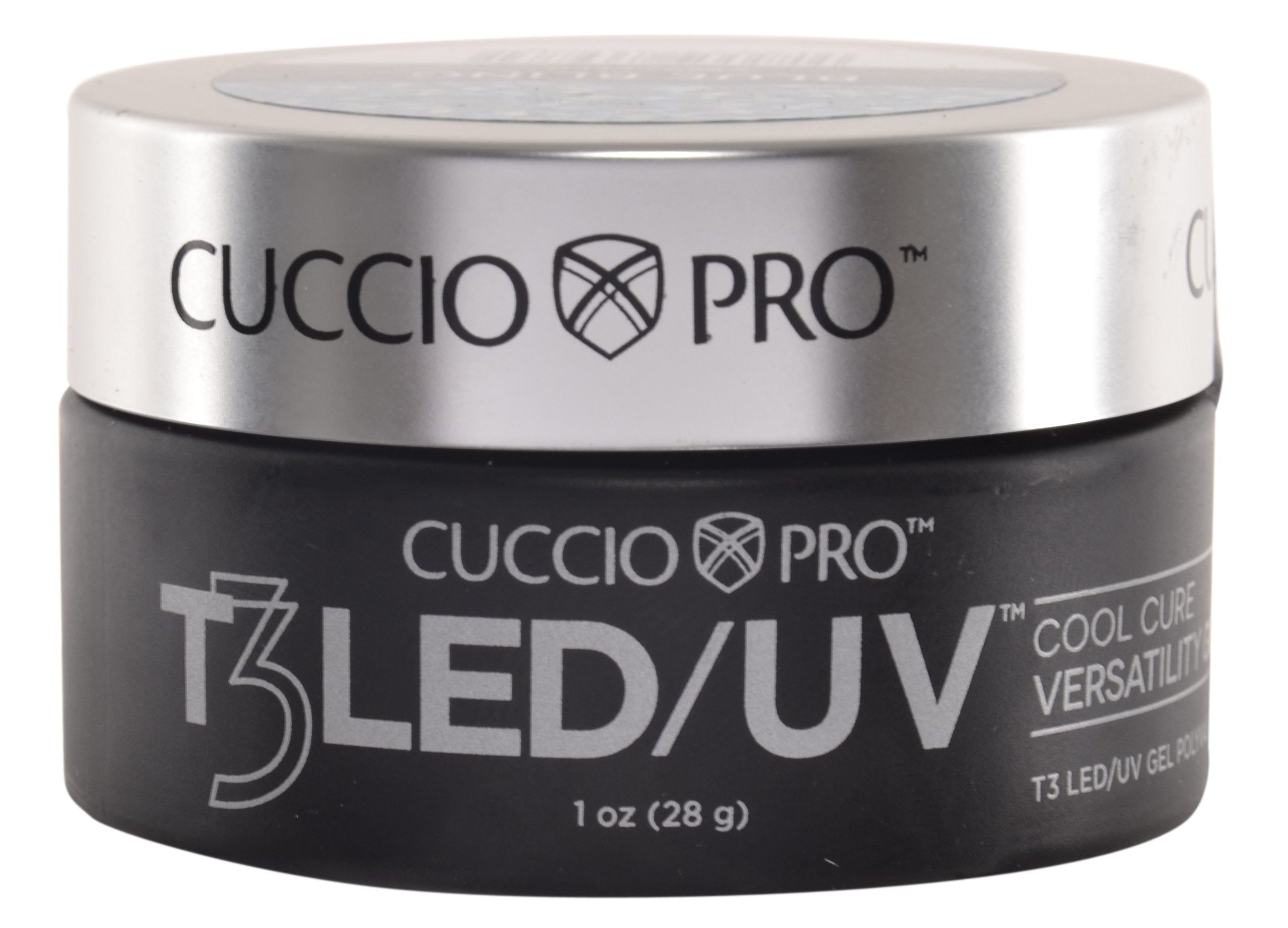 Cuccio Pro T3 Led/Uv Cool Cure Versatility Gel - Self-Levelling - Incredibly Flexible - Strong Adhesion - High Shine Finish - Fa