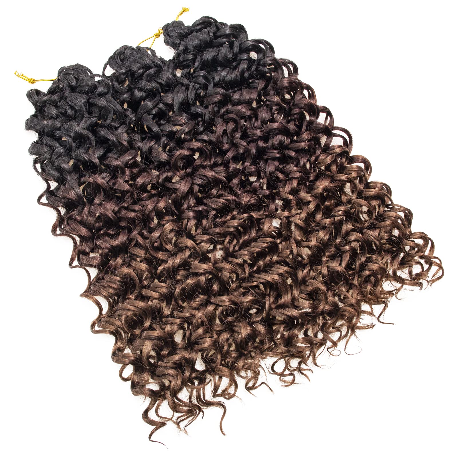 Qrhsuka Gogo Curl Crochet Hair Short Curly Crochet Hair For Women Beach Curl Water Wave Deep Twist Crochet Braids Synthetic Brai