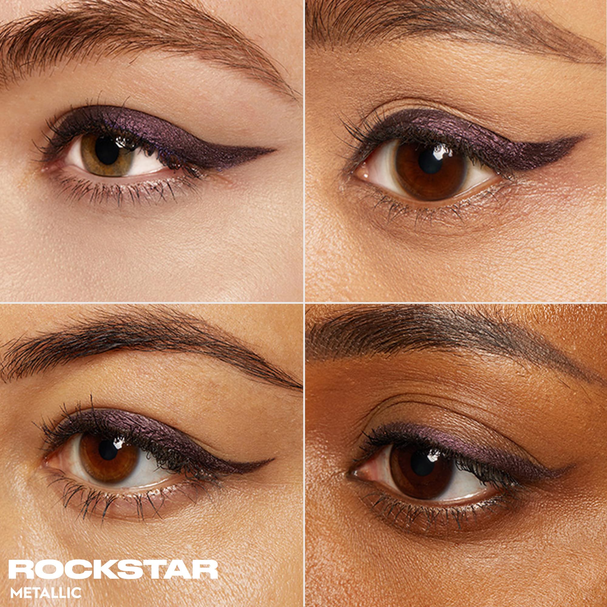 Urban Decay 24/7 Glide-On Waterproof Eyeliner Pencil (Rockstar - Dark Purple Matte), Smudge-Proof, Transfer-Proof, Long-Lasting