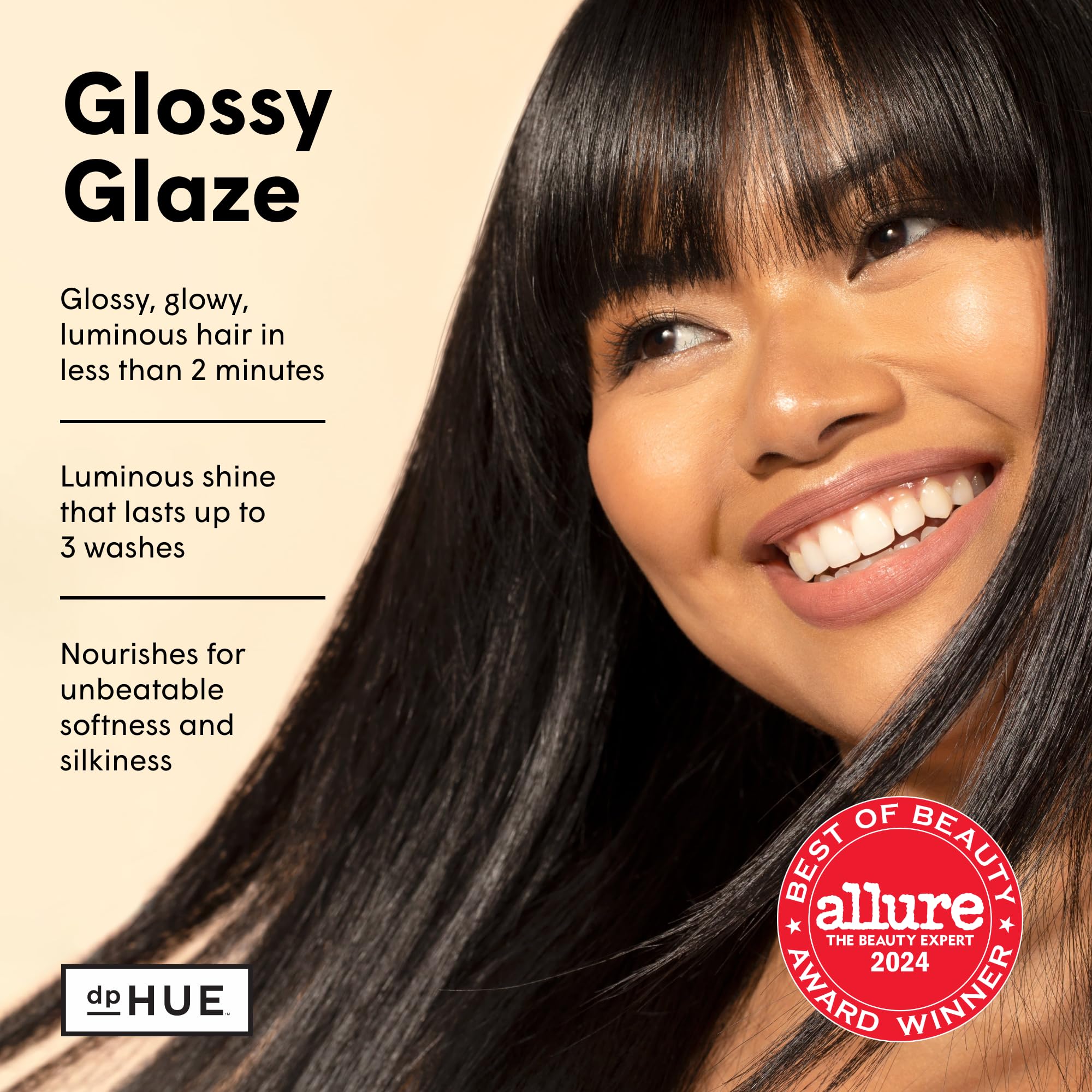 Dphue Glossy Glaze, Sheer - 4 Fl Oz - In-Shower Conditioning Glaze For Luminous Shine - Paraben, Sls & Sles Sulfate Free - Leapi