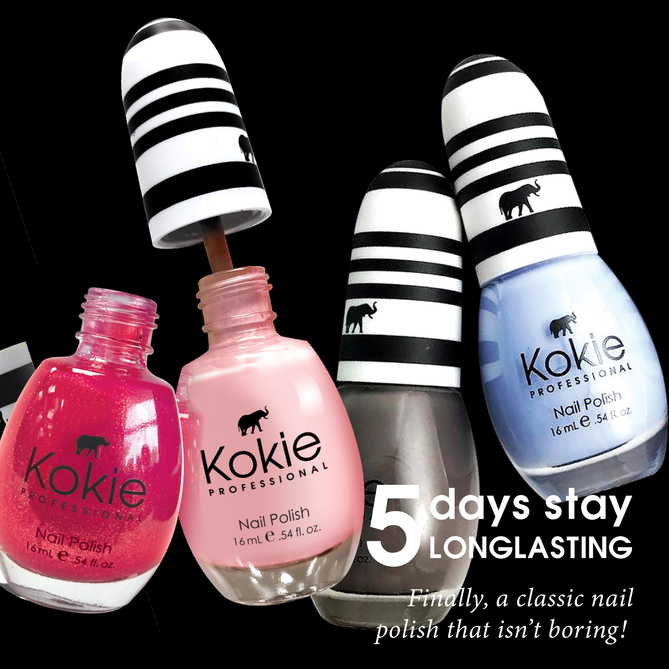 Kokie Professional Nail Polish, 0.54 Fl Oz (Tempest)