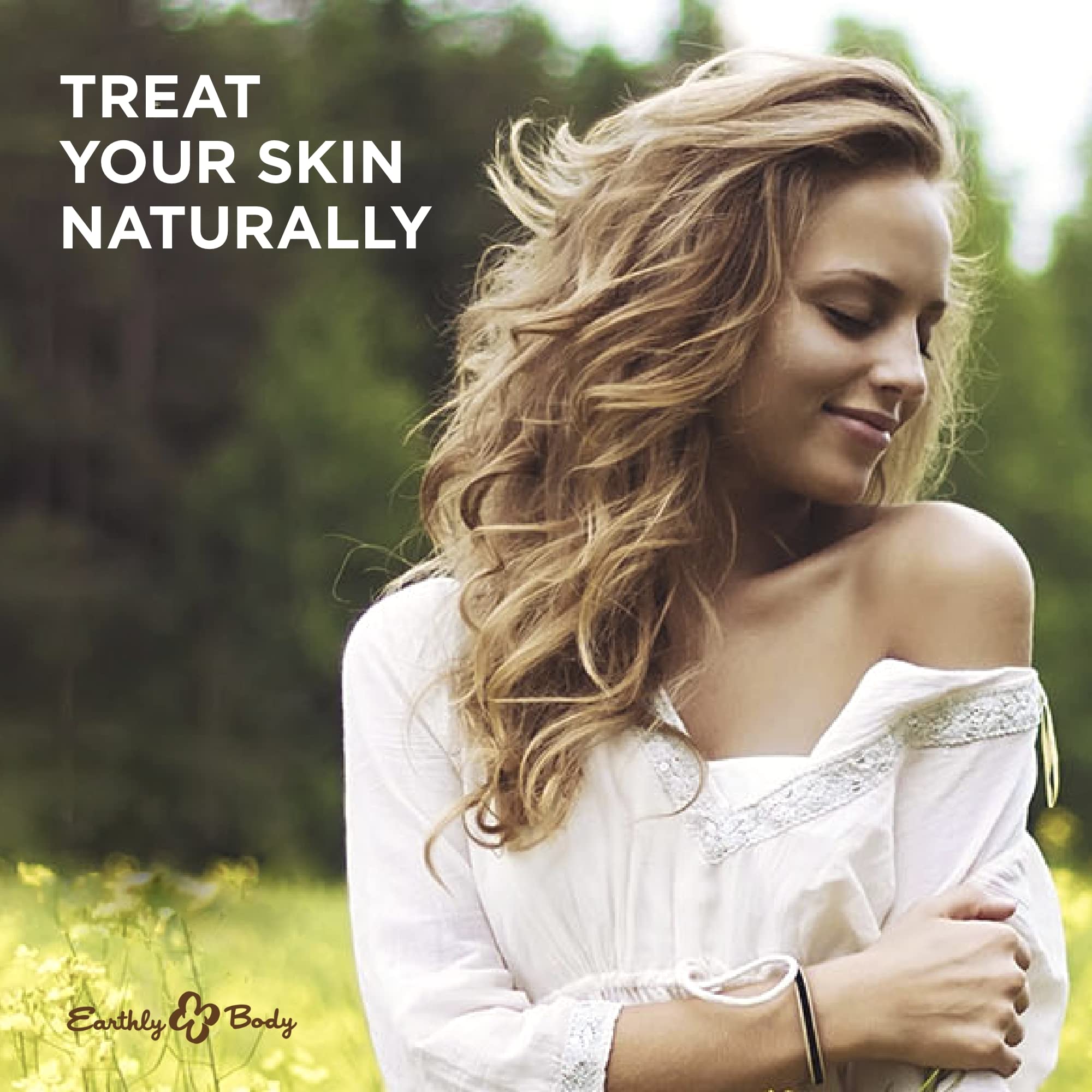 Earthly Body Edible Massage Oil, Strawberry - 8 fl. oz. - Hemp Seed, Almond, Grapeseed, Apricot & Vitamin E Oil - Vegan & Cruelt