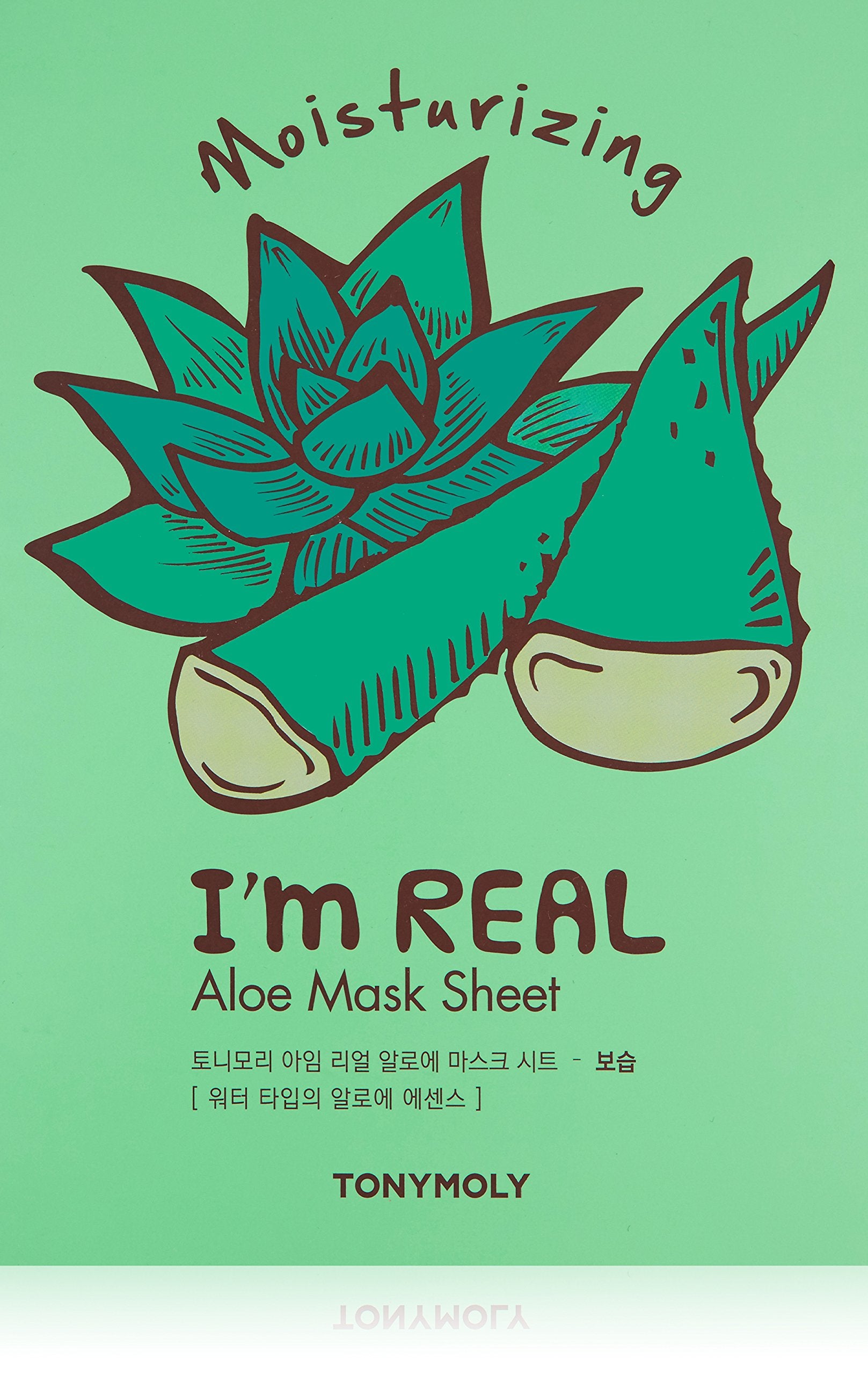Tonymoly Aloe Mask - 10 Count, Hydrates Dry Skin