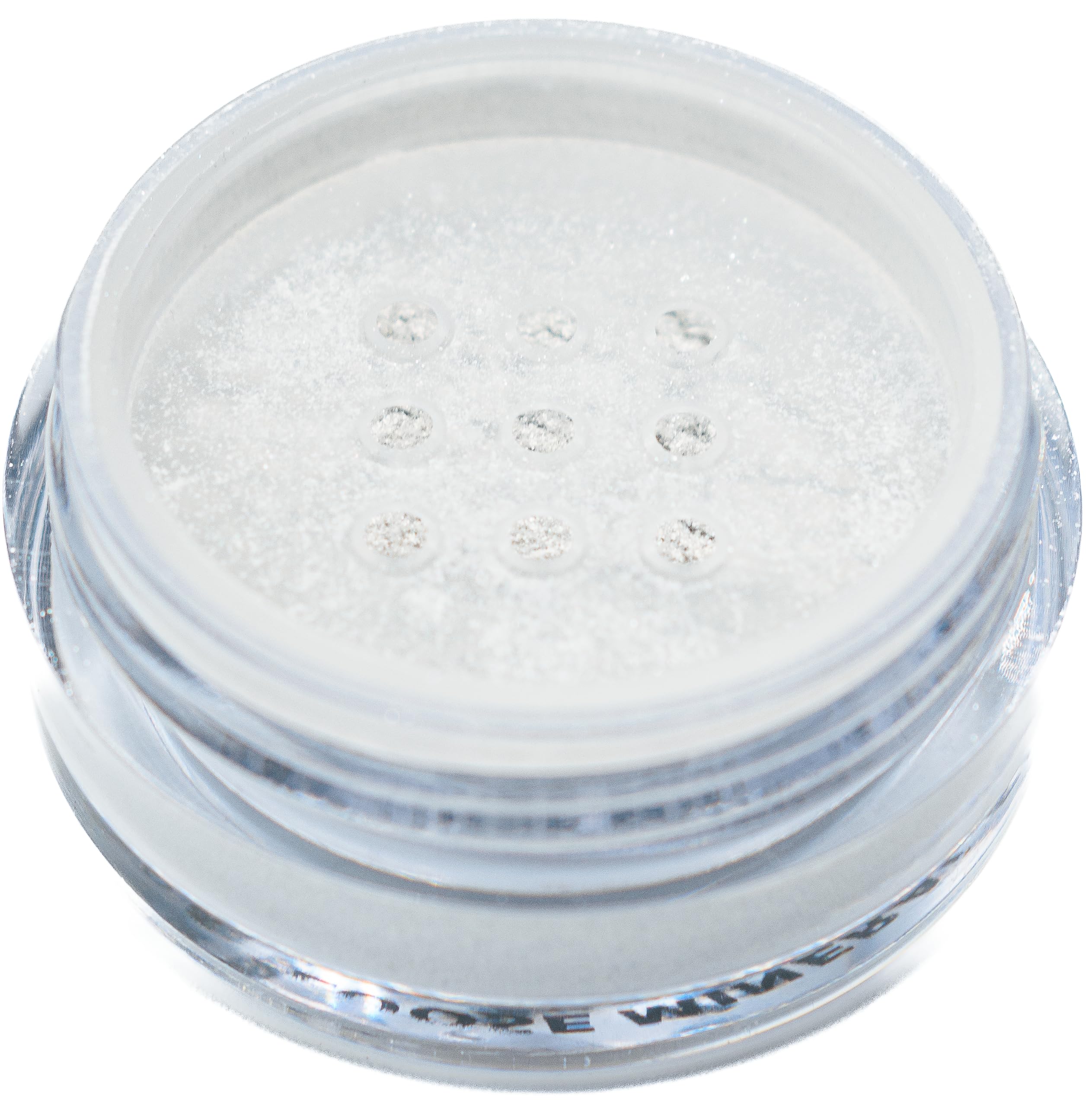 Pure Ziva Twinkle White Silver Sparkle Metallic Single Loose Powder Eyeshadow; Vegan, Talc & Paraben Free, No Animal Testing & C