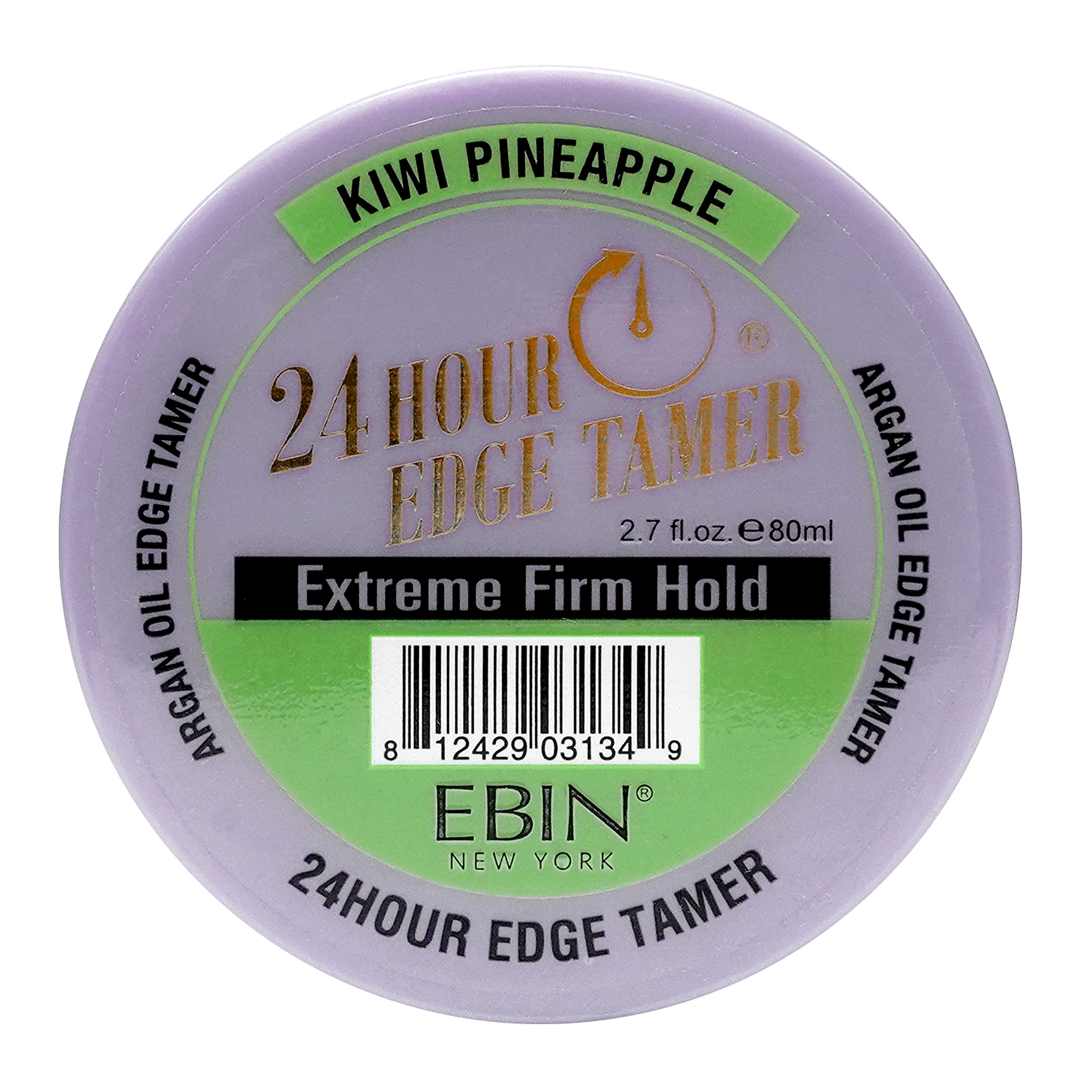 EBIN NEW YORK 24 Hour Edge Tamer Refresh (2.7oz/ 80ml, Kiwi Pineapple)