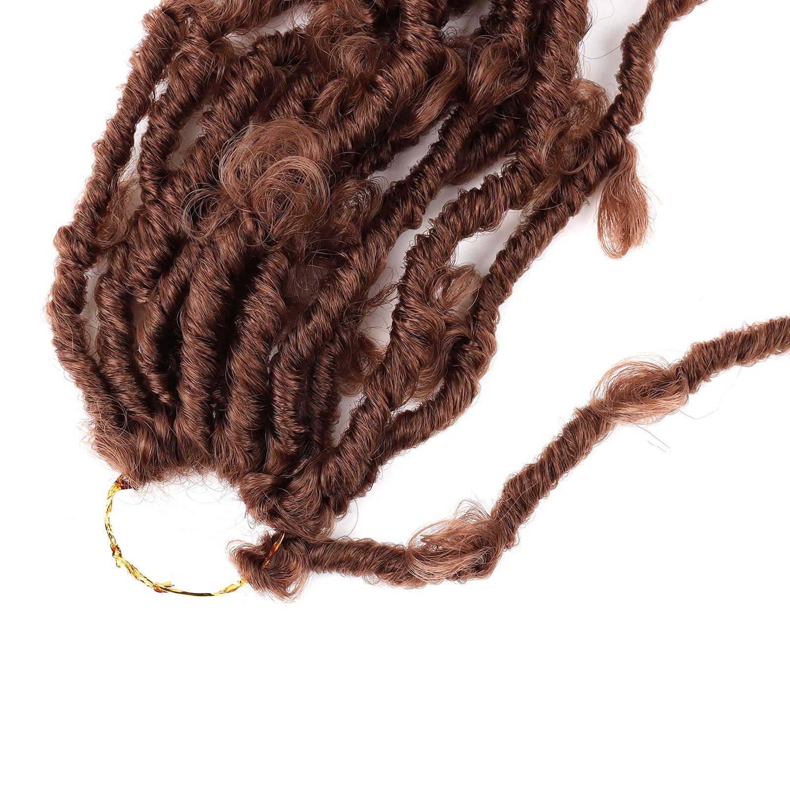 Lmzim 5 Packs 24 Inch Butterfly Crochet Hair For Black Women Faux Locs Pre Looped Pre-Twisted Braids (24 Inch 5 Pack, 30)