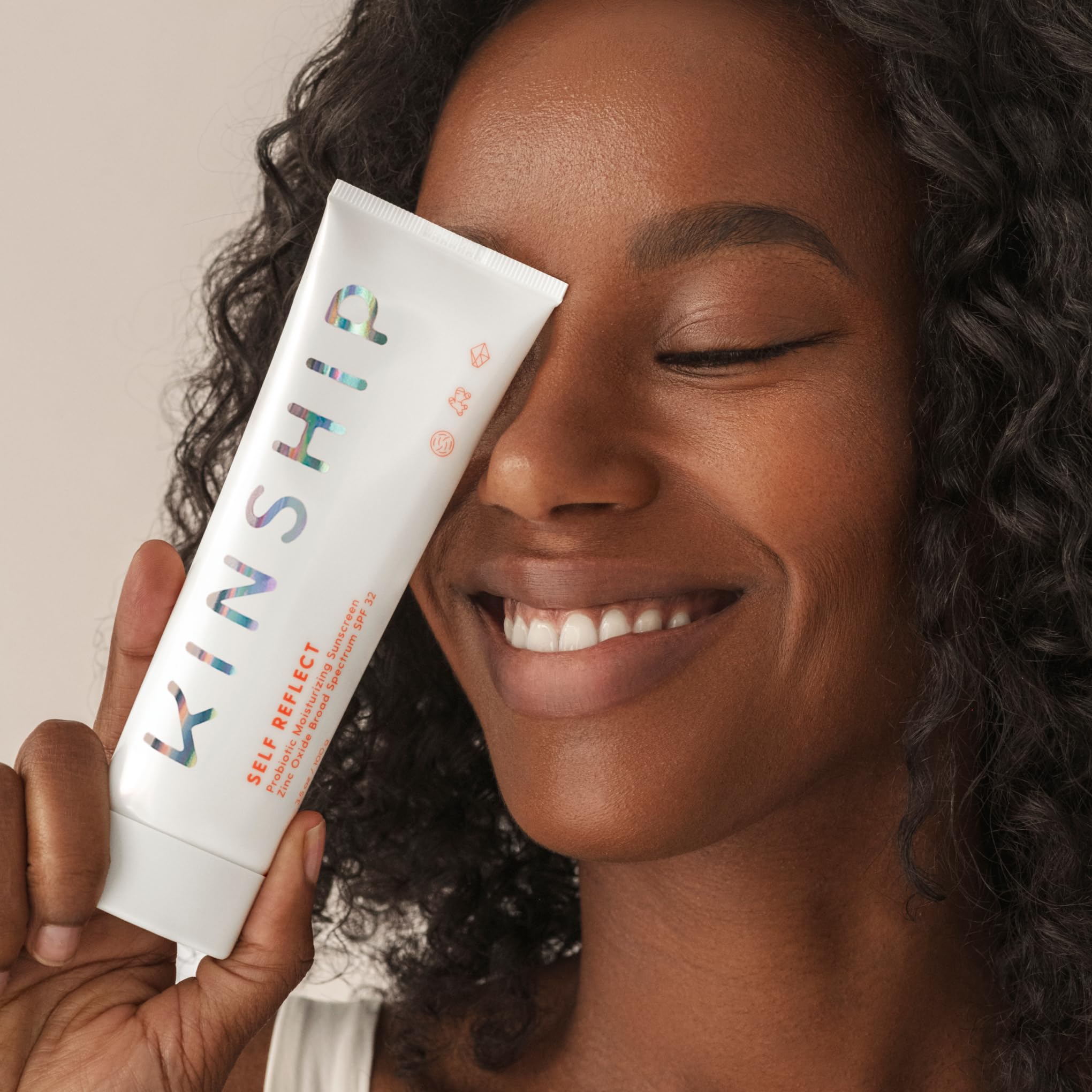 Kinship Self Reflect Probiotic Moisturizing Sunscreen Spf 32 - For Face & Body - Lightweight 100% Mineral Spf For Sensitive Skin