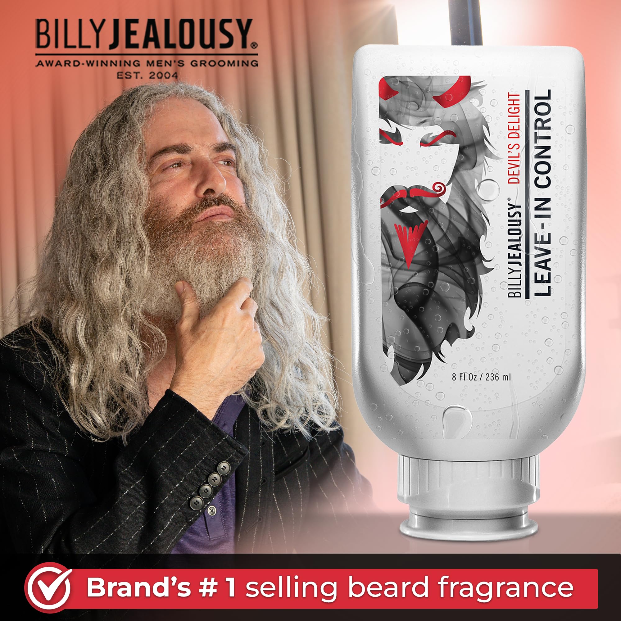 Billy Jealousy Devils Delight Beard Control, 8 Fl Oz