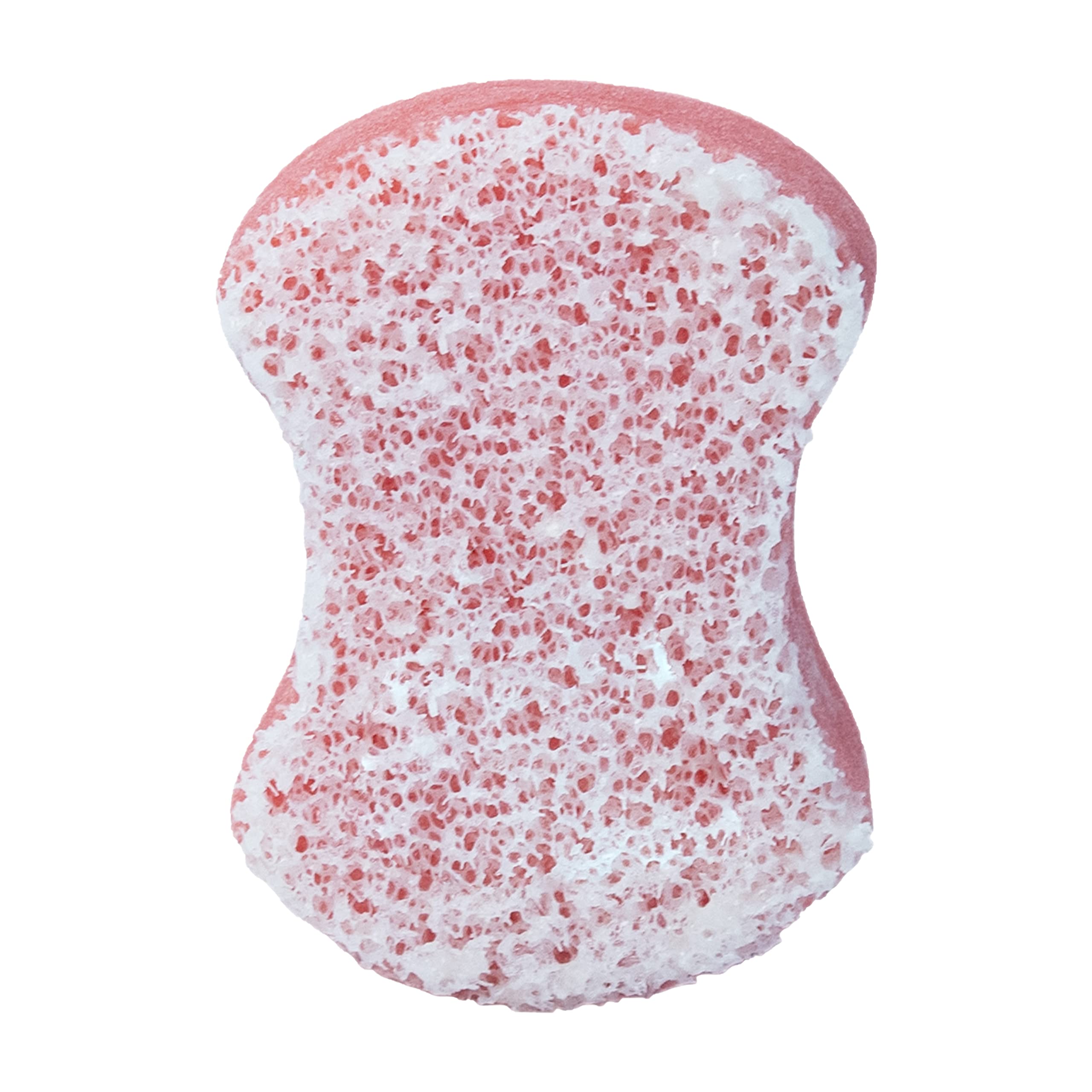 Spongables Pedi Scrub Foot Exfoliating 20+ Wash Sponge, Watermelon, 3 Count