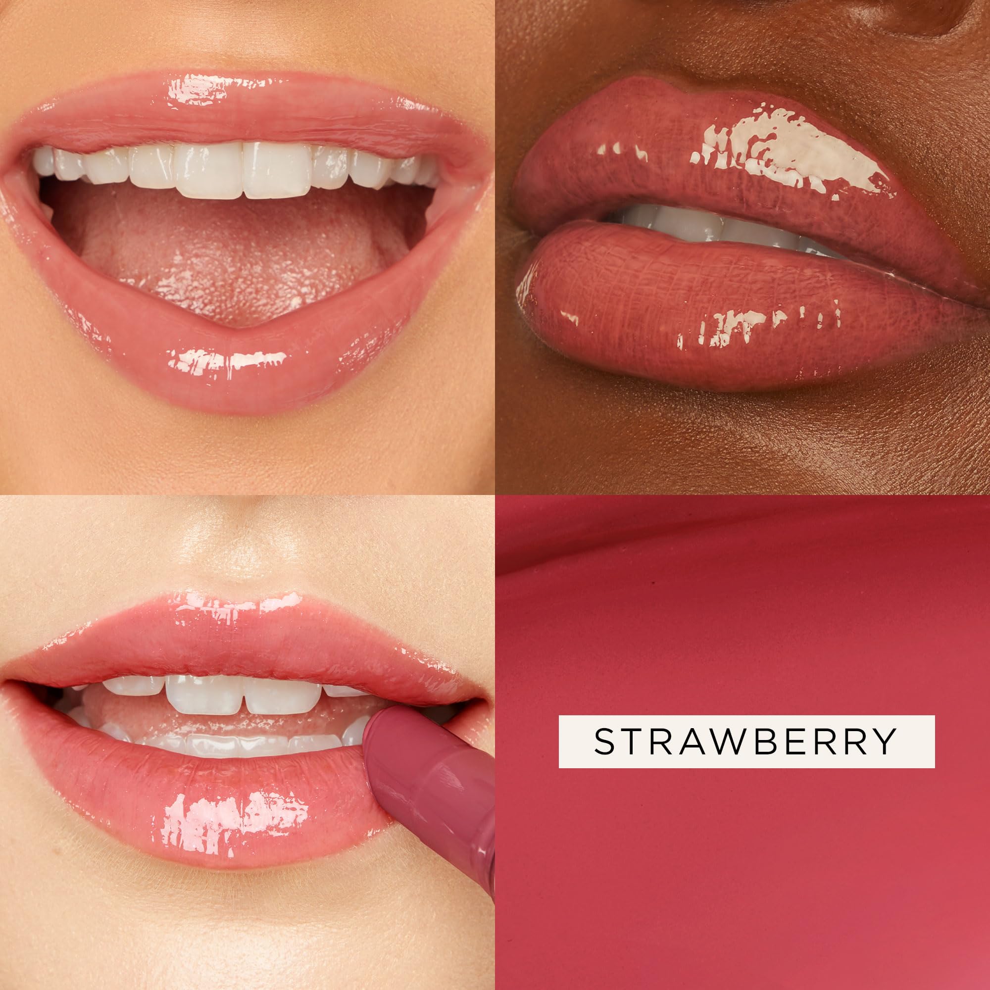 tarte maracuja juicy lip balm gloss - strawberry (pink berry)