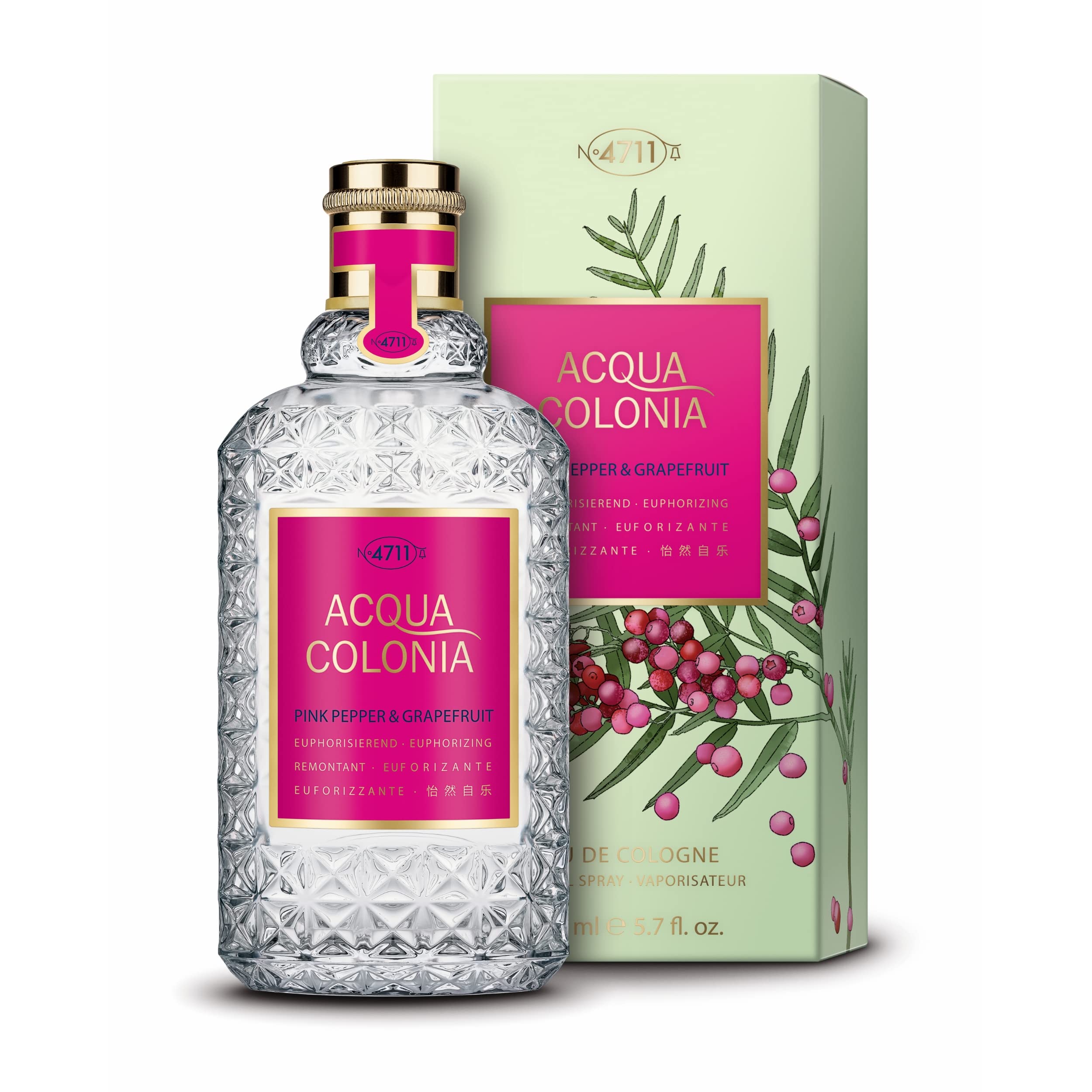 4711 Acqua Colonia Pink Pepper & Grapefruit Eau De Cologne Spray Unisex 170Ml57Oz