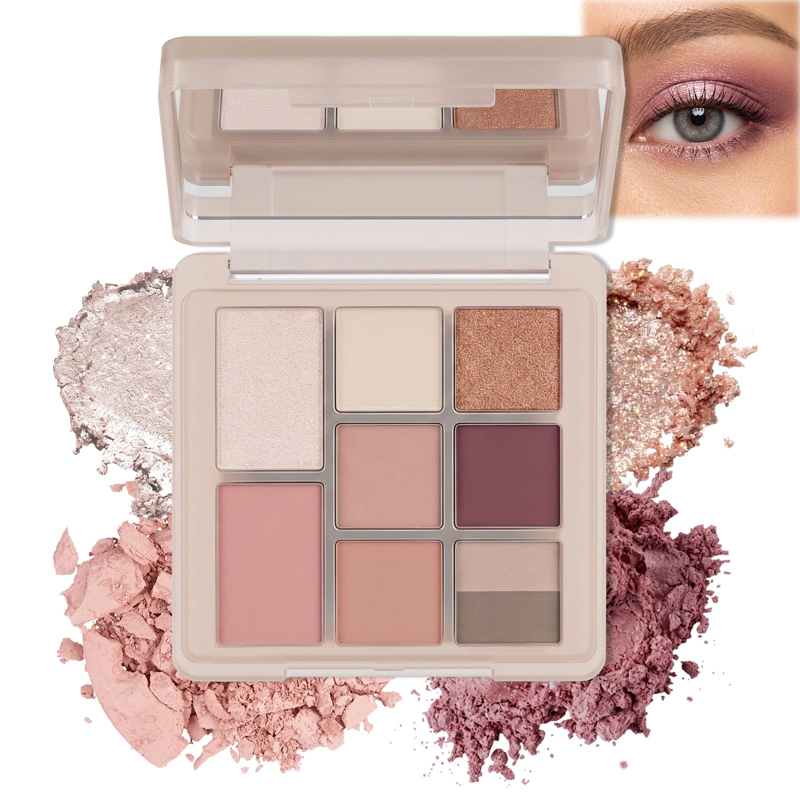 Mauve Pink Eyeshadow Palette