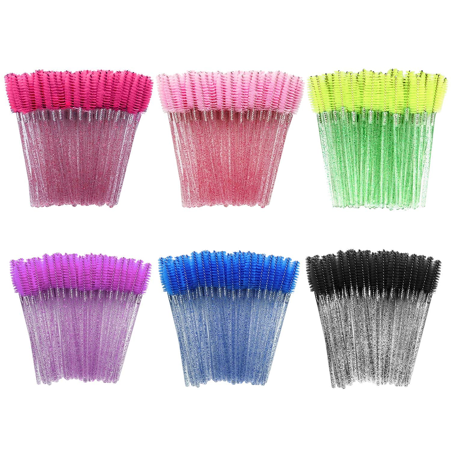 300Pcs Disposable Eyelash Mascara Brushes for Eye Lashes Extension Eyebrow and Makeup for Eye Lash Extension, Eyebrow and Makeup